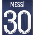 PSG 2022-23 Home Messi Youth #30 Jersey Name Set