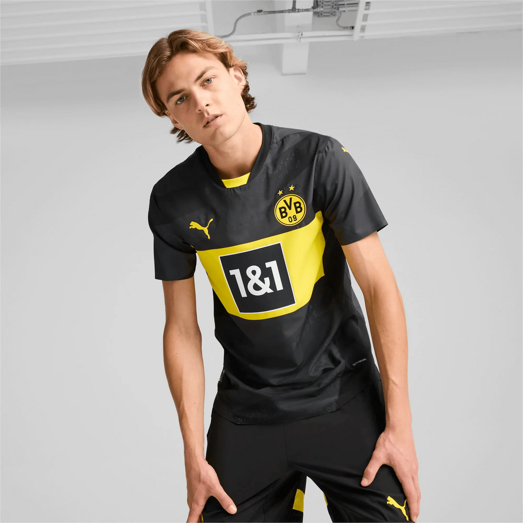 Puma 2024-25 Borussia Dortmund Men's Authentic Away Jersey