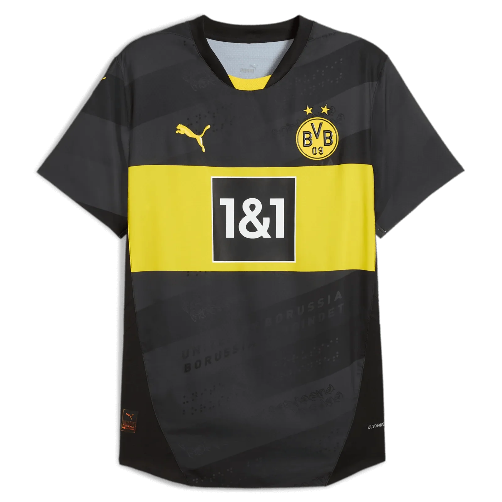 Puma 2024-25 Borussia Dortmund Men's Authentic Away Jersey