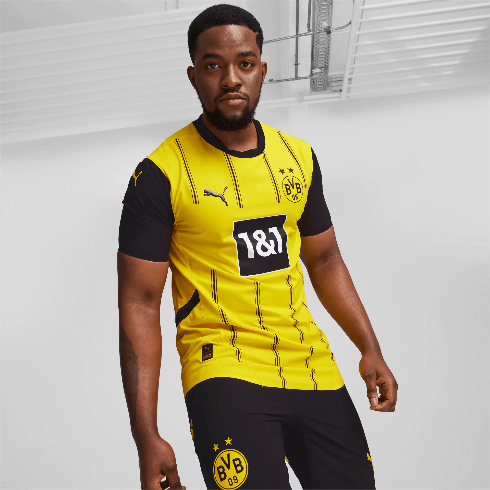 Puma 2024-25 Borussia Dortmund Men's Authentic Home Jersey