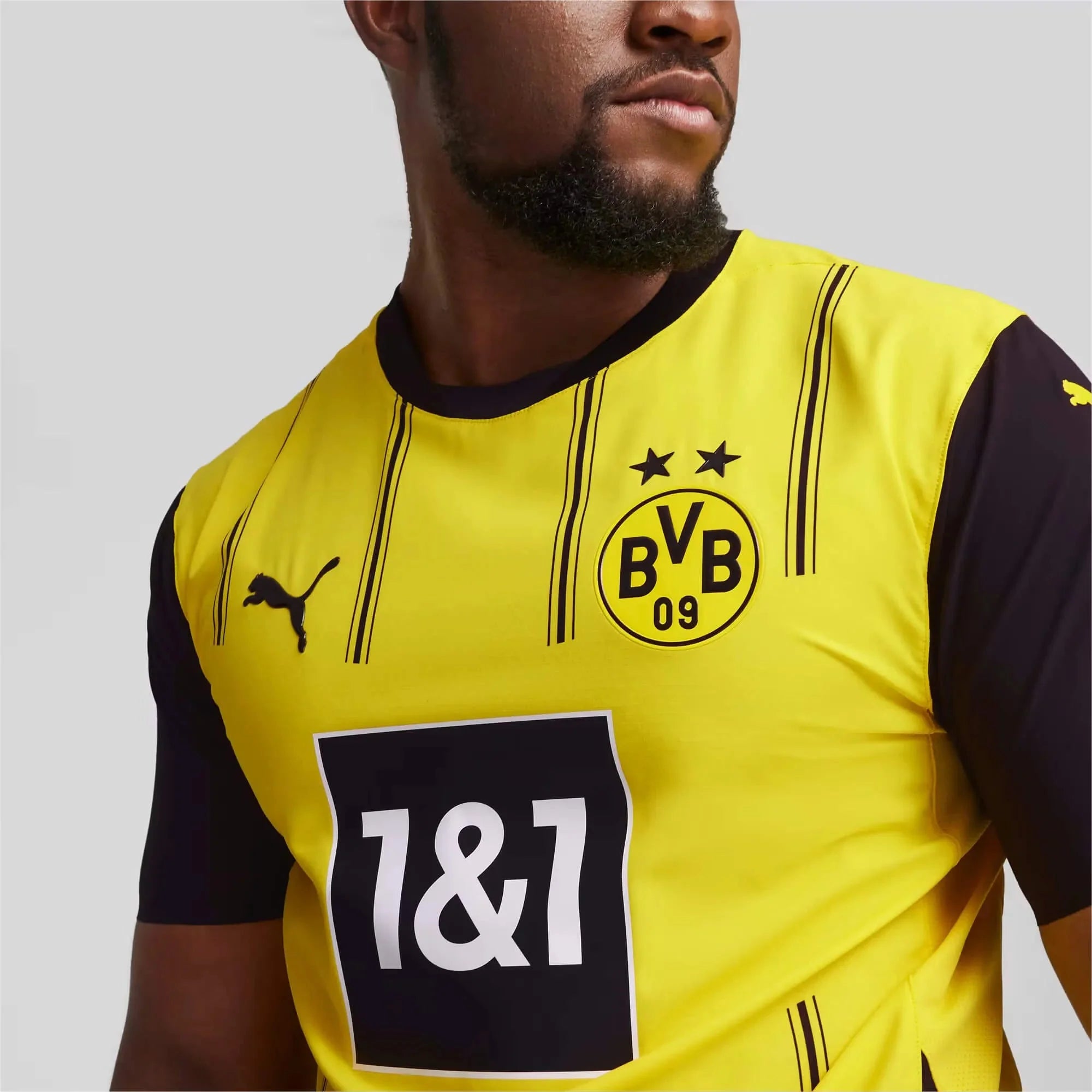 Puma 2024-25 Borussia Dortmund Men's Authentic Home Jersey