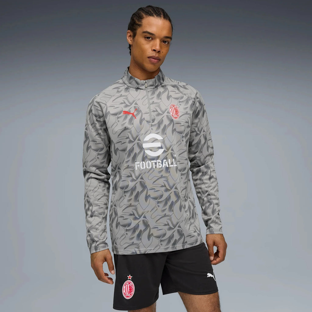 Puma 2025-26 AC Milan Men's 1/4 Zip Training Top