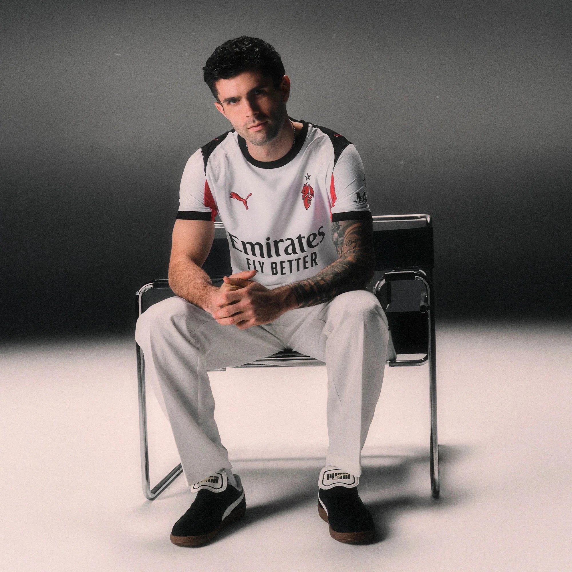 Puma 2025-26 AC Milan Men's Stadium Away Soccer Jersey