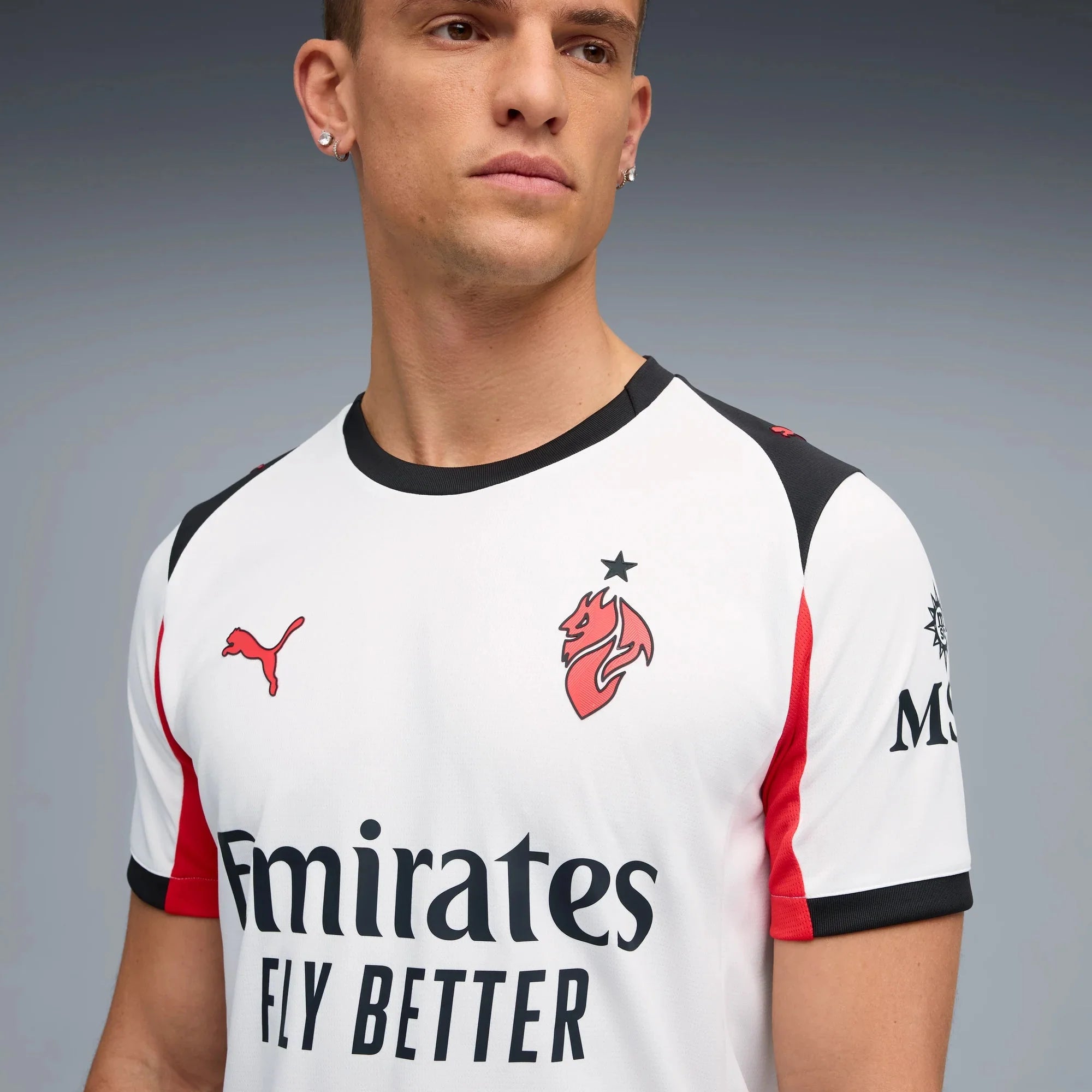 Puma 2025-26 AC Milan Men's Stadium Away Soccer Jersey