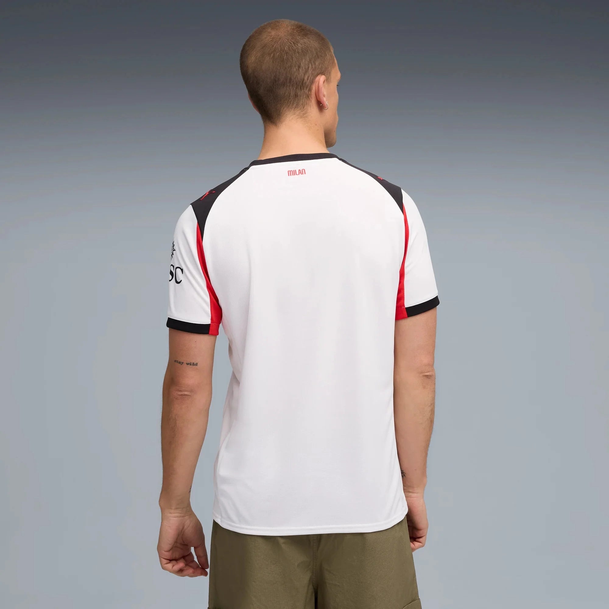 Puma 2025-26 AC Milan Men's Stadium Away Soccer Jersey