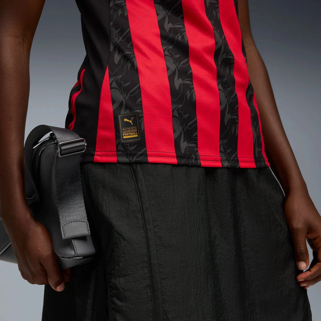 Puma 2025-26 AC Milan Women's Stadium Home Soccer Jersey