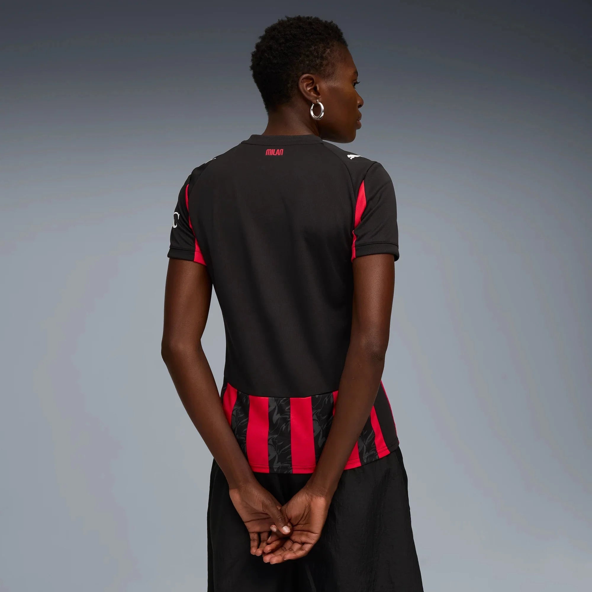 Puma 2025-26 AC Milan Women's Stadium Home Soccer Jersey