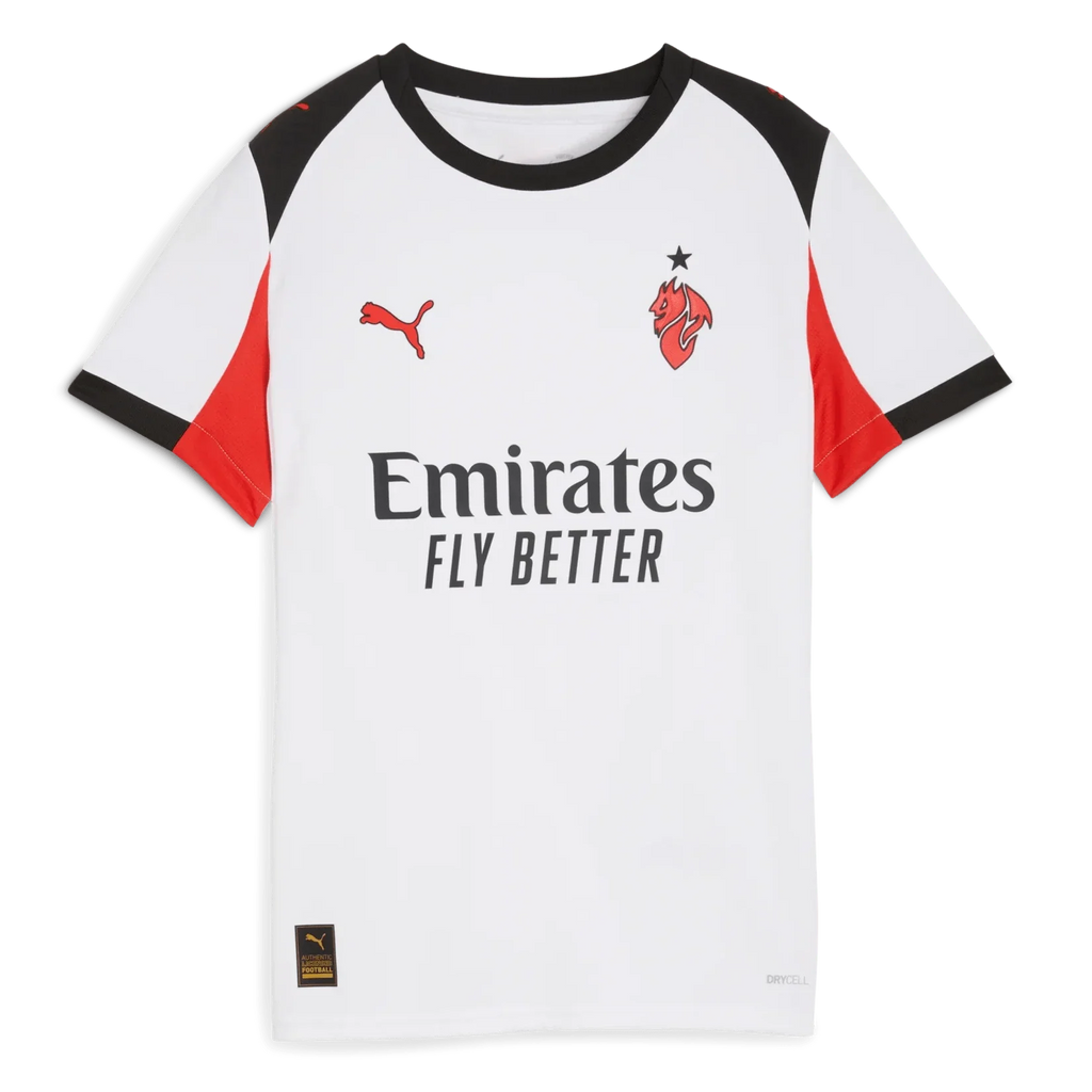 Puma 2025-26 AC Milan Youth Stadium Away Soccer Jersey