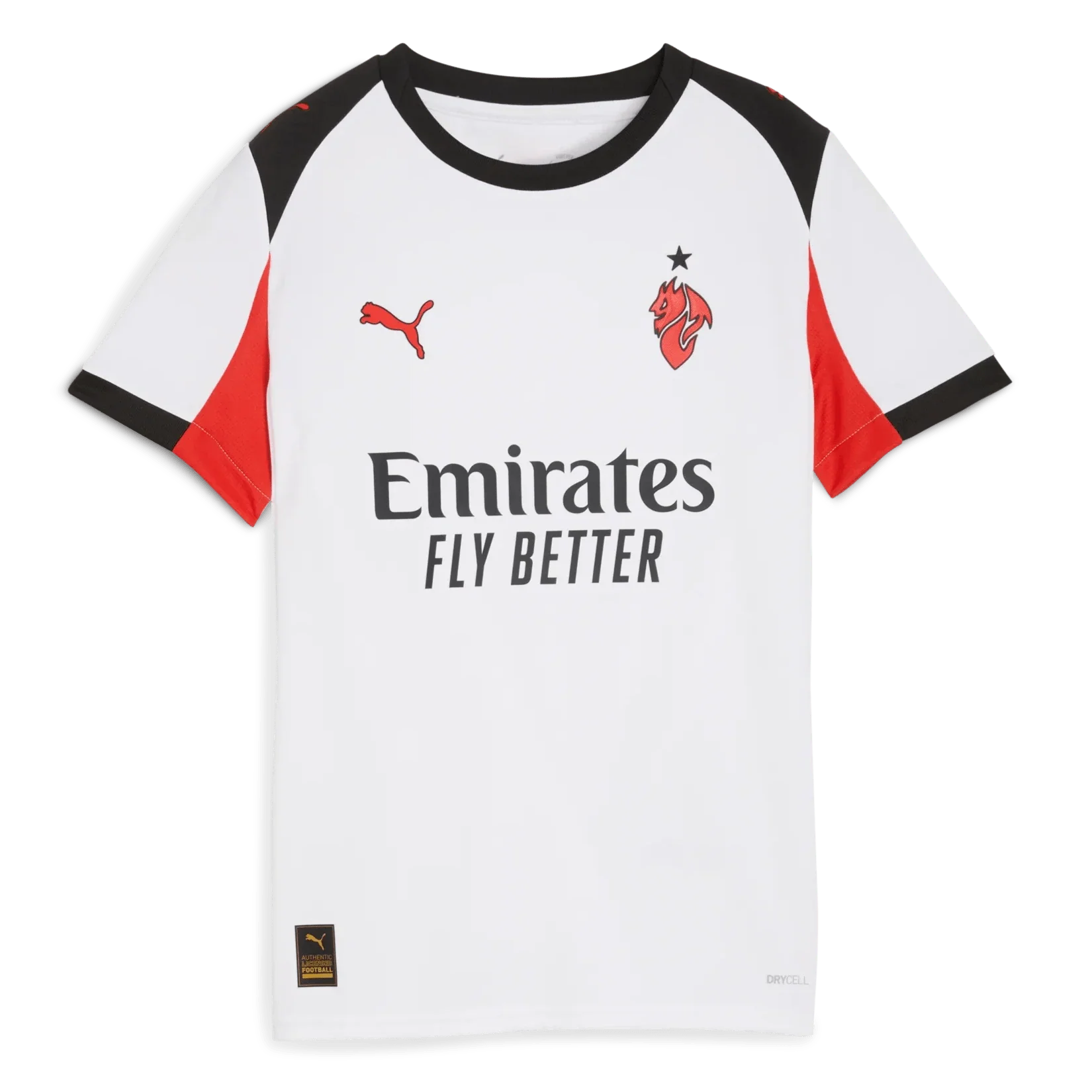 Puma 2025-26 AC Milan Youth Stadium Away Soccer Jersey