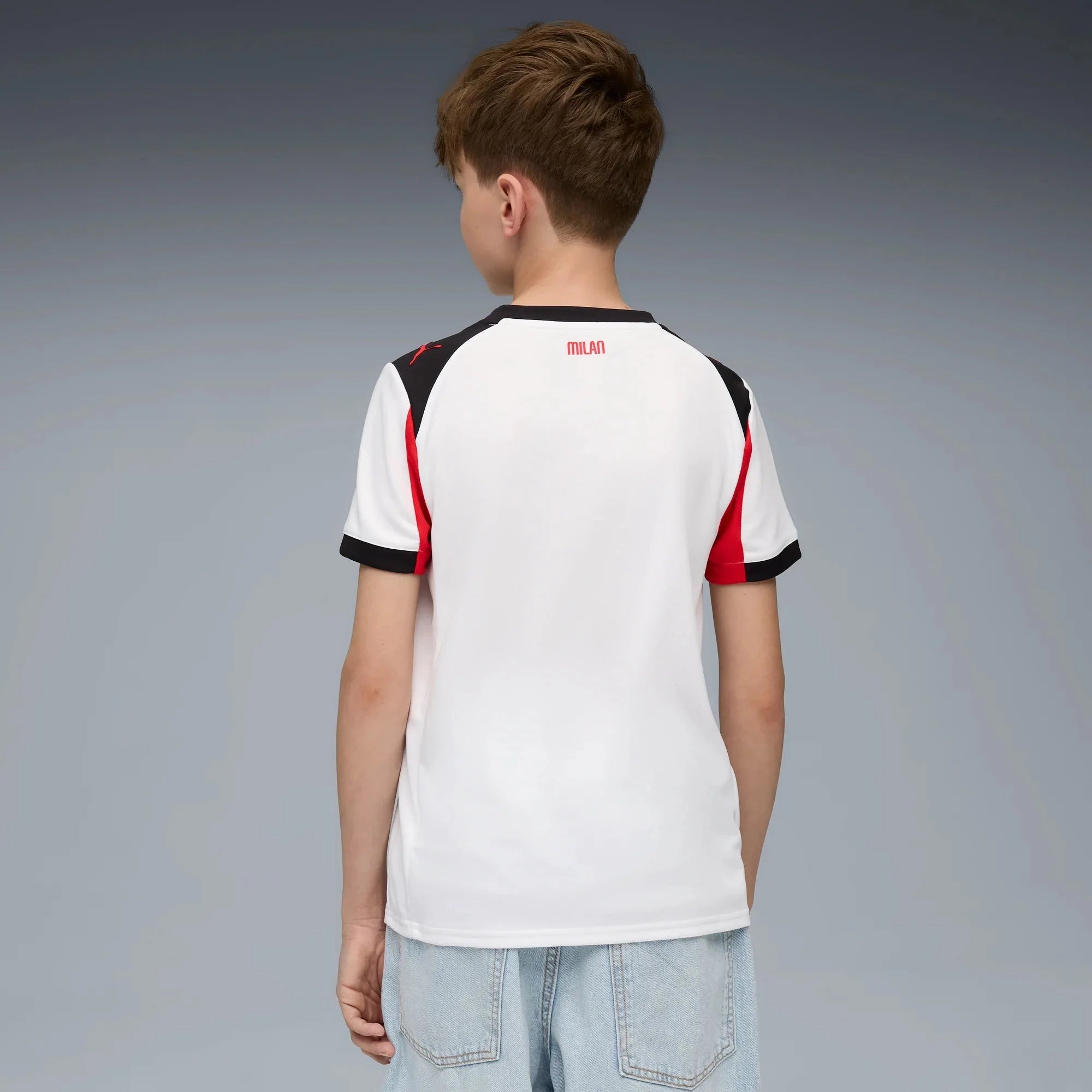 Puma 2025-26 AC Milan Youth Stadium Away Soccer Jersey