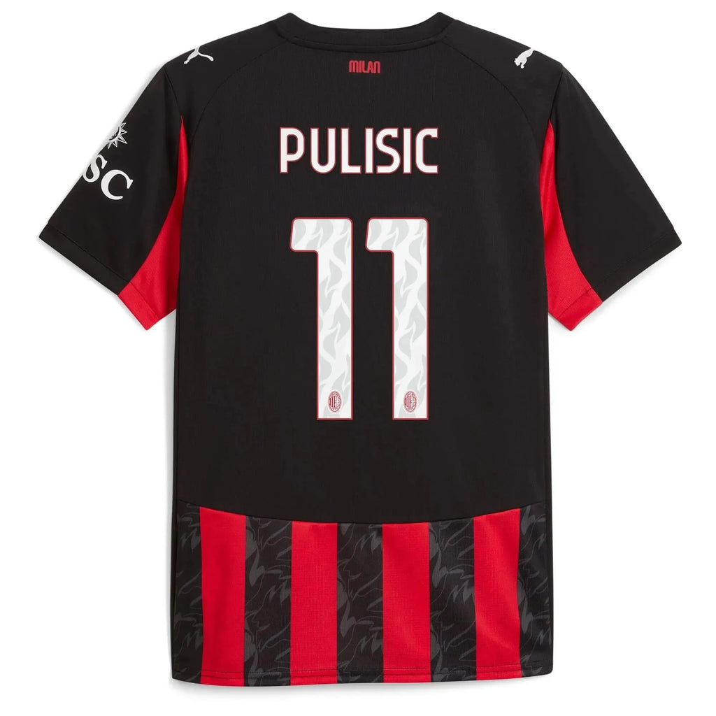 Puma 2025-26 AC Milan Women's Stadium Home Soccer Jersey
