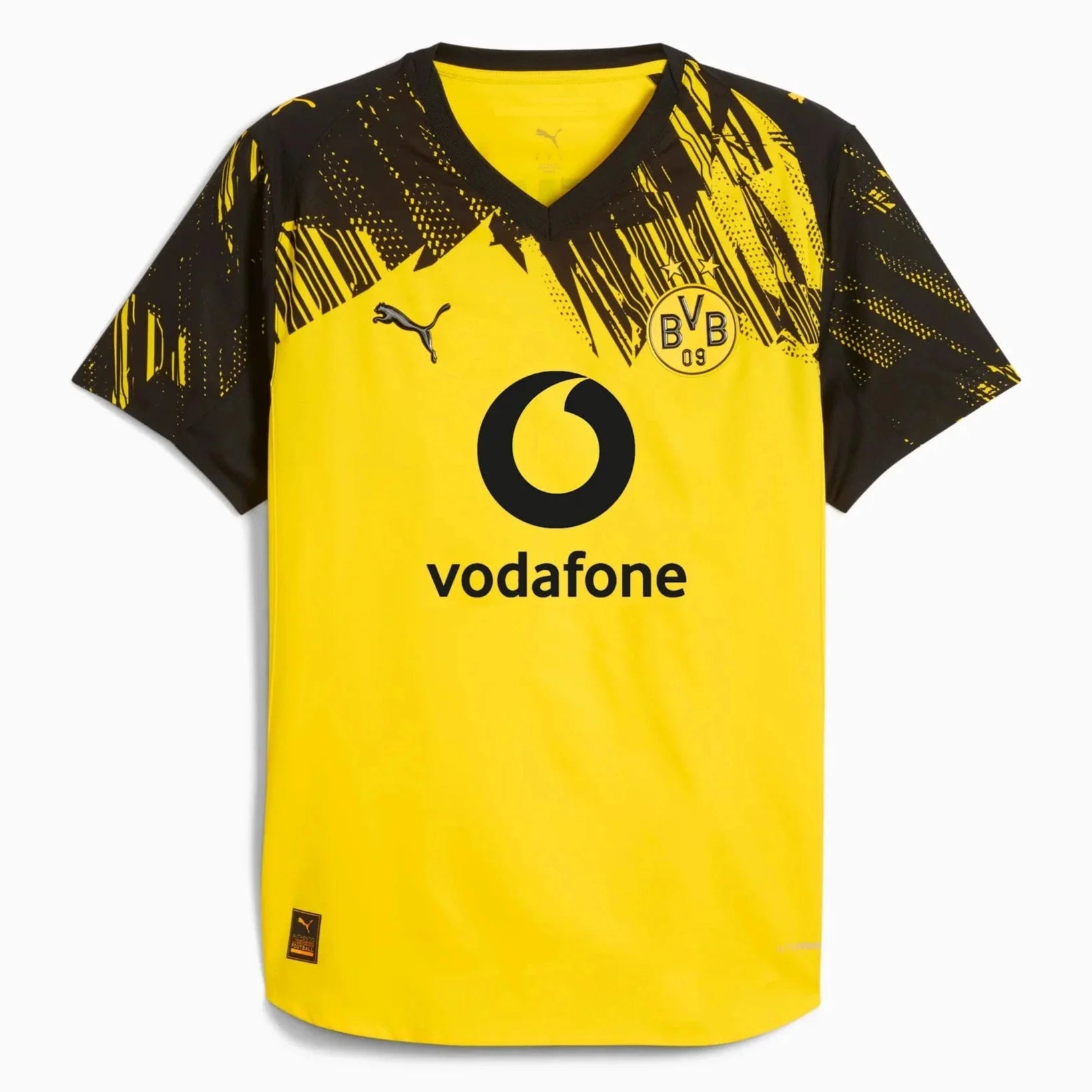 Puma 2025-26 Borussia Dortmund Men's Authentic Home Soccer Jersey