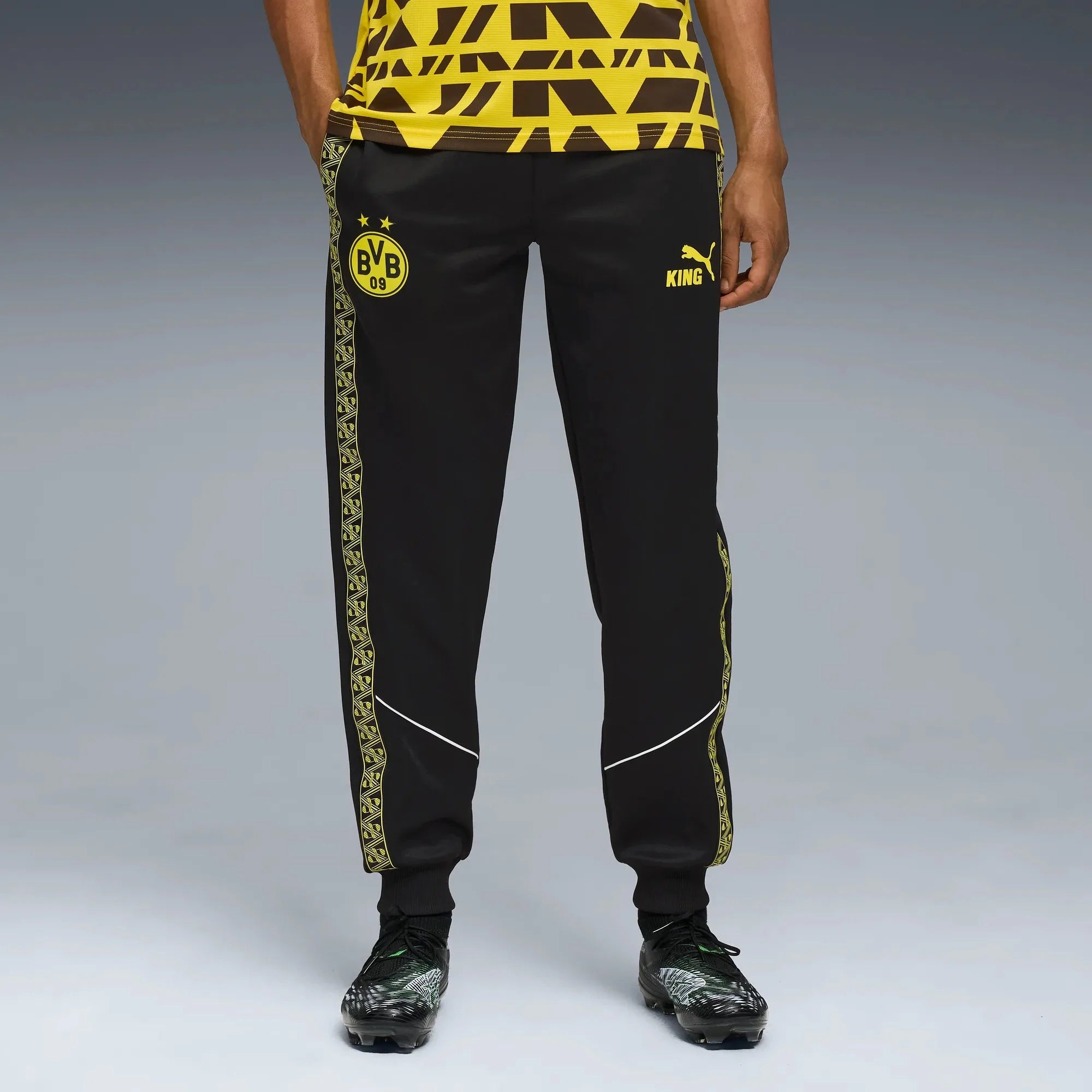 Puma 2025-26 Borussia Dortmund Men's King Anthem Pants