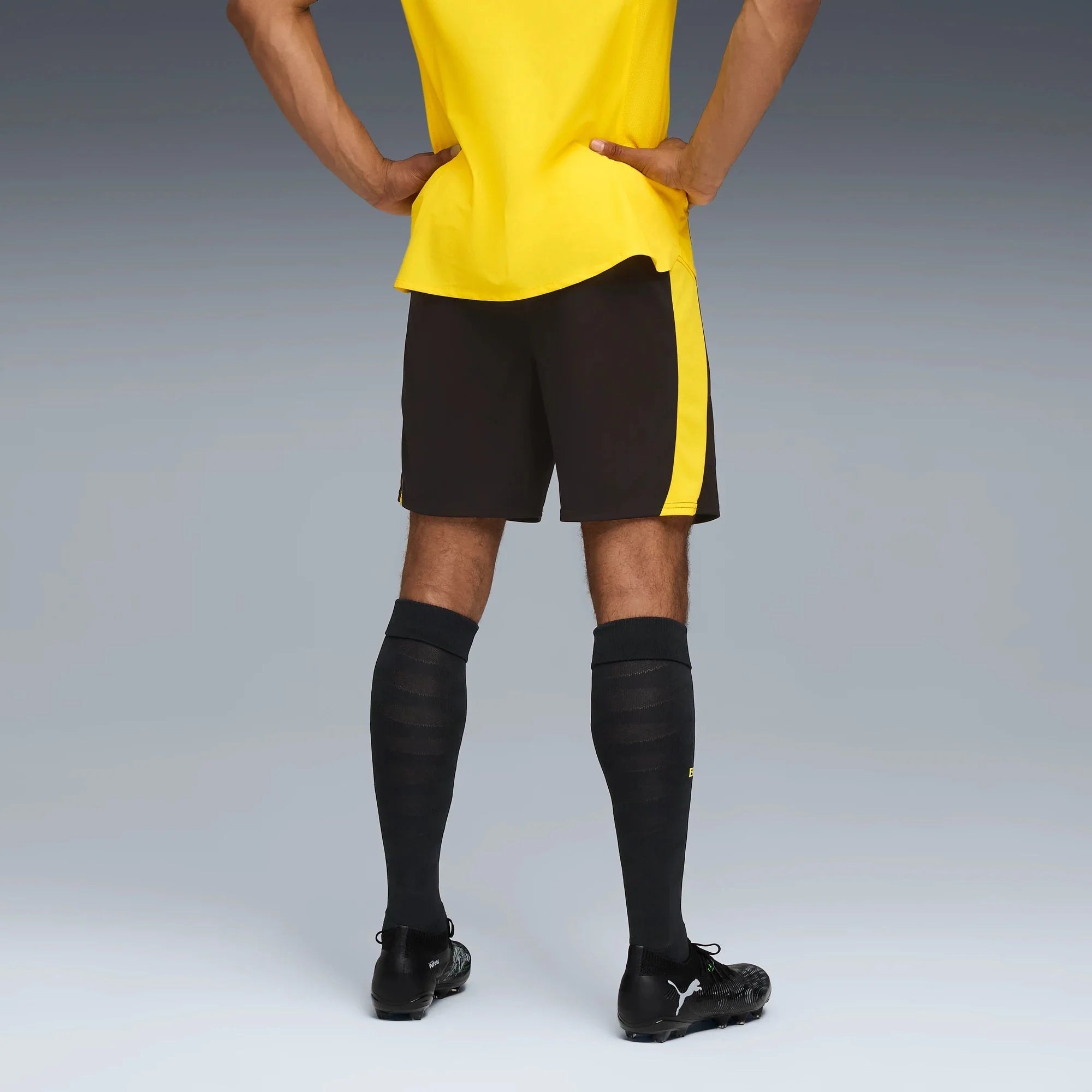 Puma 2025-26 Borussia Dortmund Men's Stadium Home Shorts