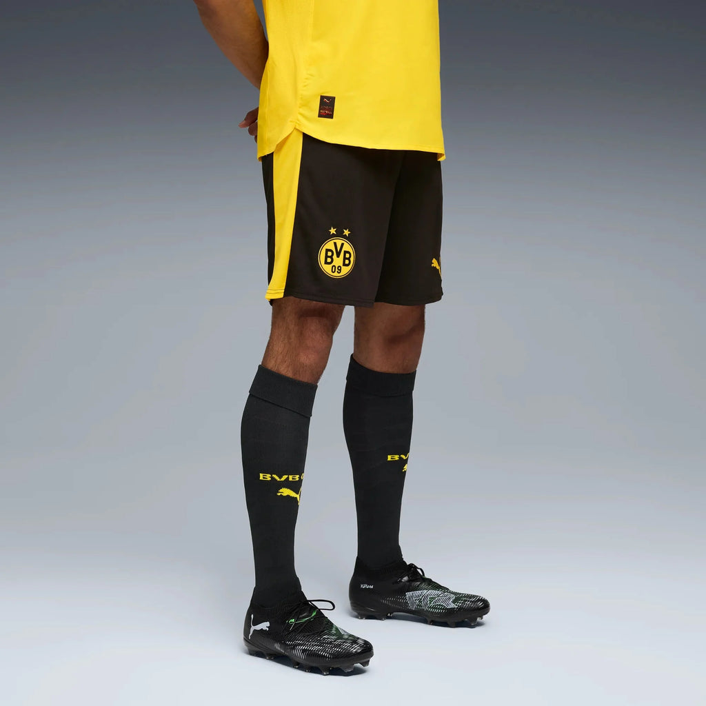 Puma 2025-26 Borussia Dortmund Men's Stadium Home Shorts
