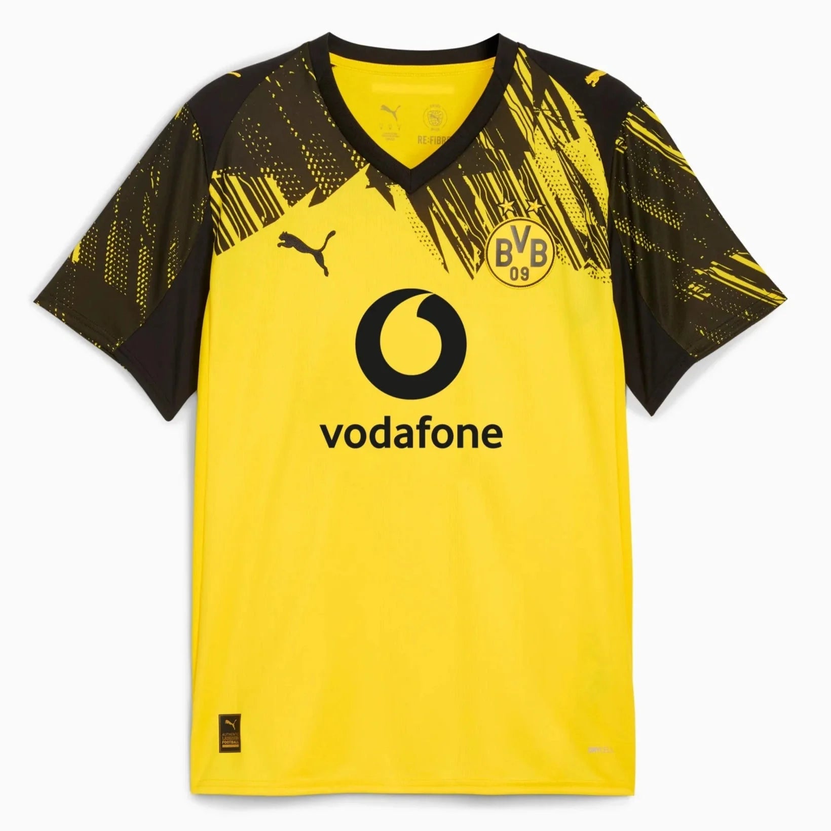 Puma 2025-26 Borussia Dortmund Men's Stadium Home Soccer Jersey