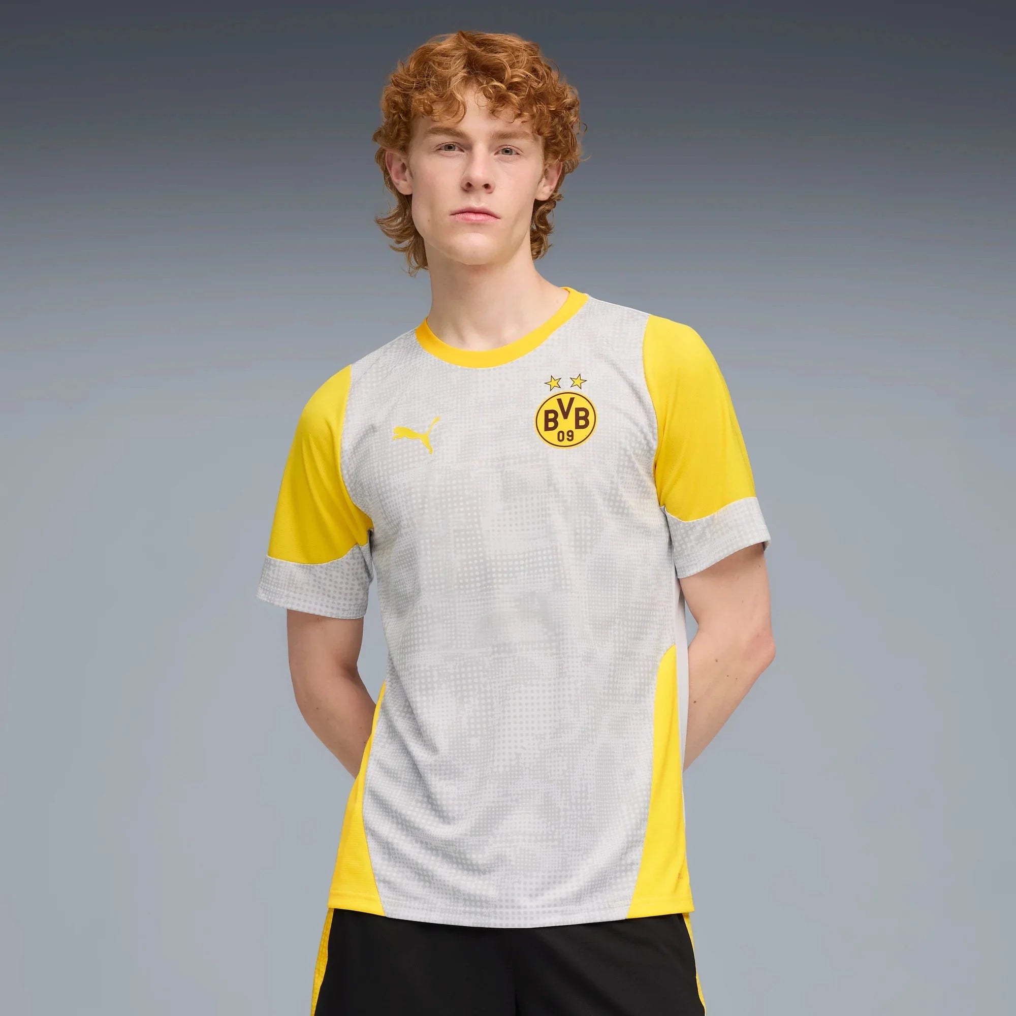 Puma 2025-26 Borussia Dortmund Men's Training Soccer Jersey