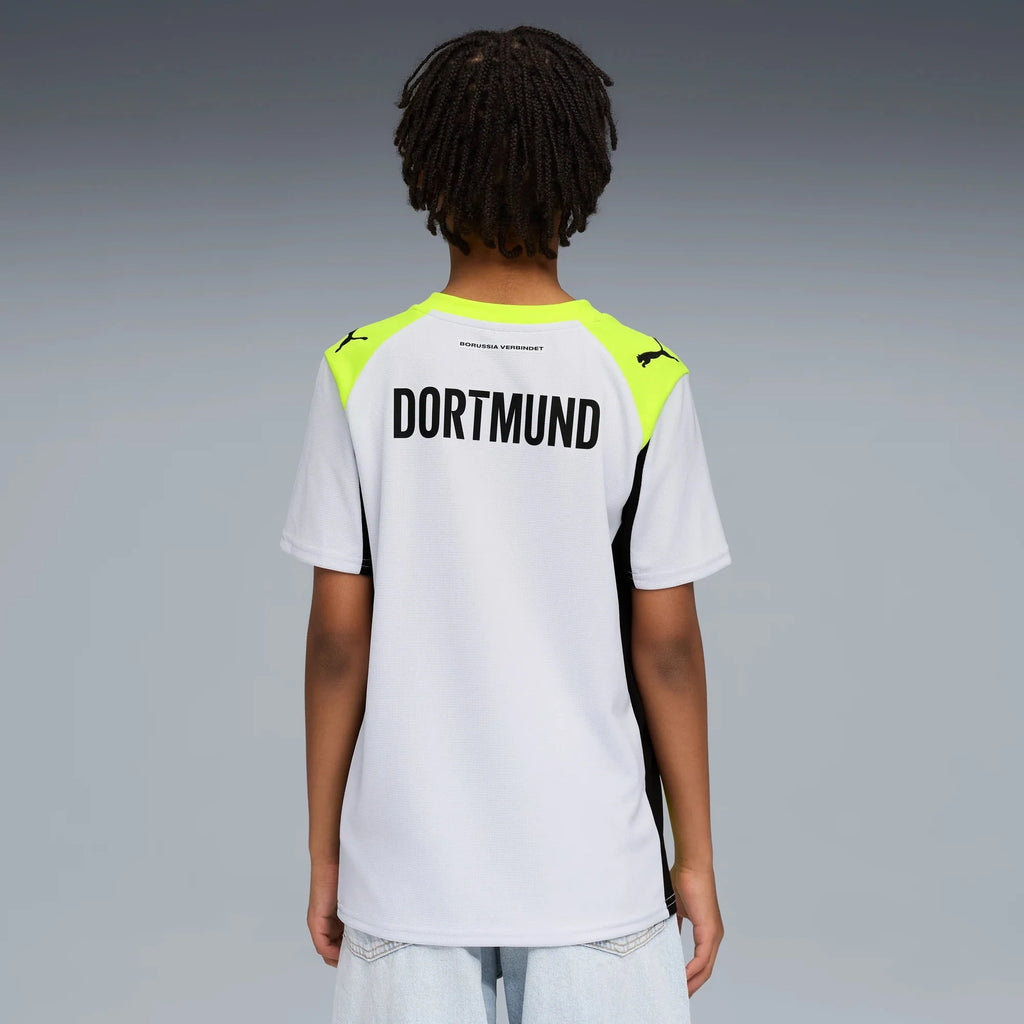 Puma 2025-26 Borussia Dortmund Youth Stadium Away Soccer Jersey