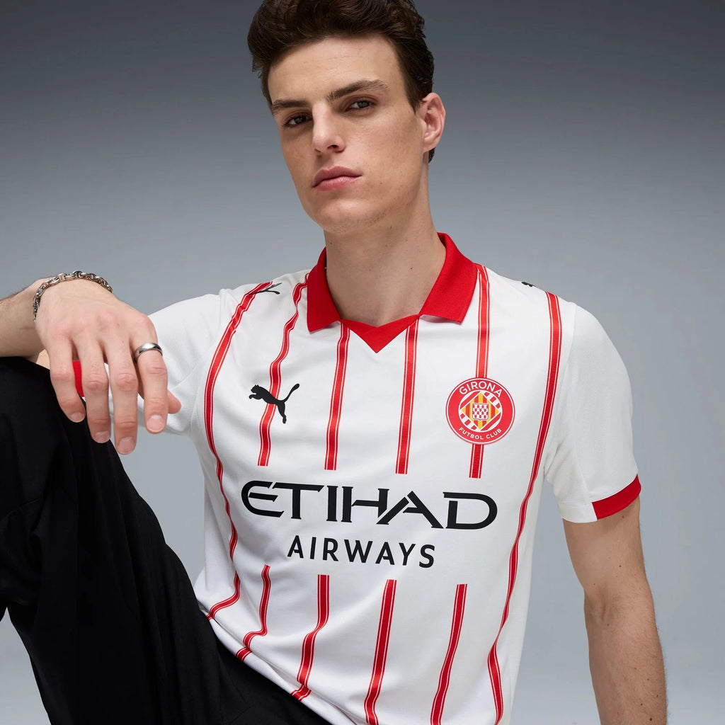 Puma 2025-26 Girona Men's Stadium Home Soccer Jersey