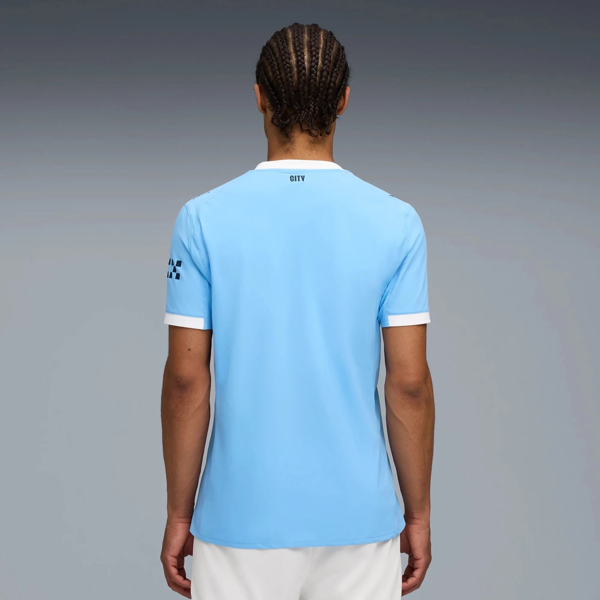 Puma 2025-26 Manchester City Men's Authentic Home Soccer Jersey