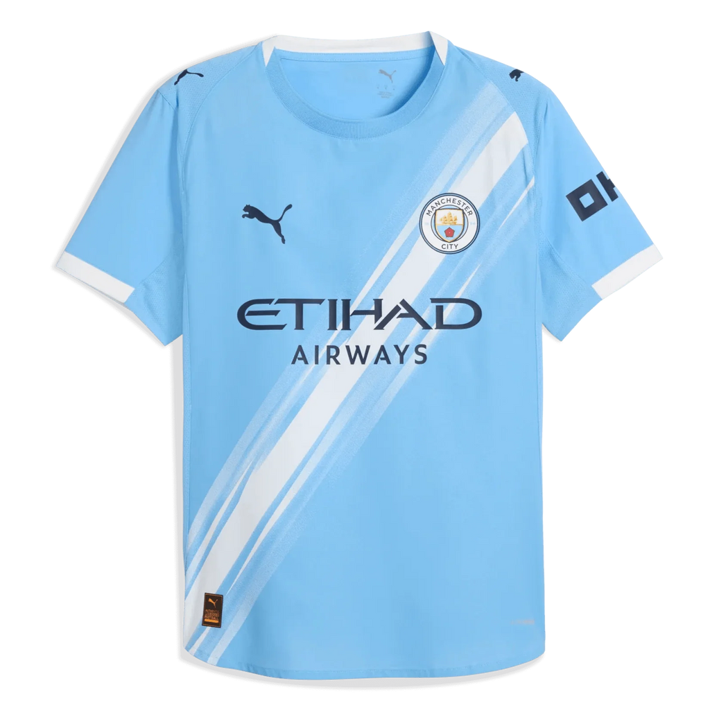 Puma 2025-26 Manchester City Men's Authentic Home Soccer Jersey