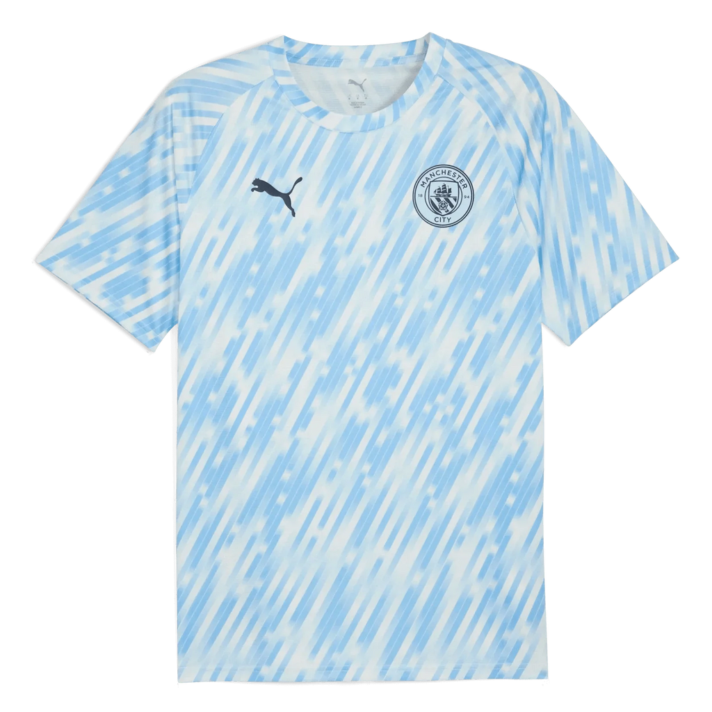 Puma 2025-26 Manchester City Men's Pre-Match Soccer Jersey