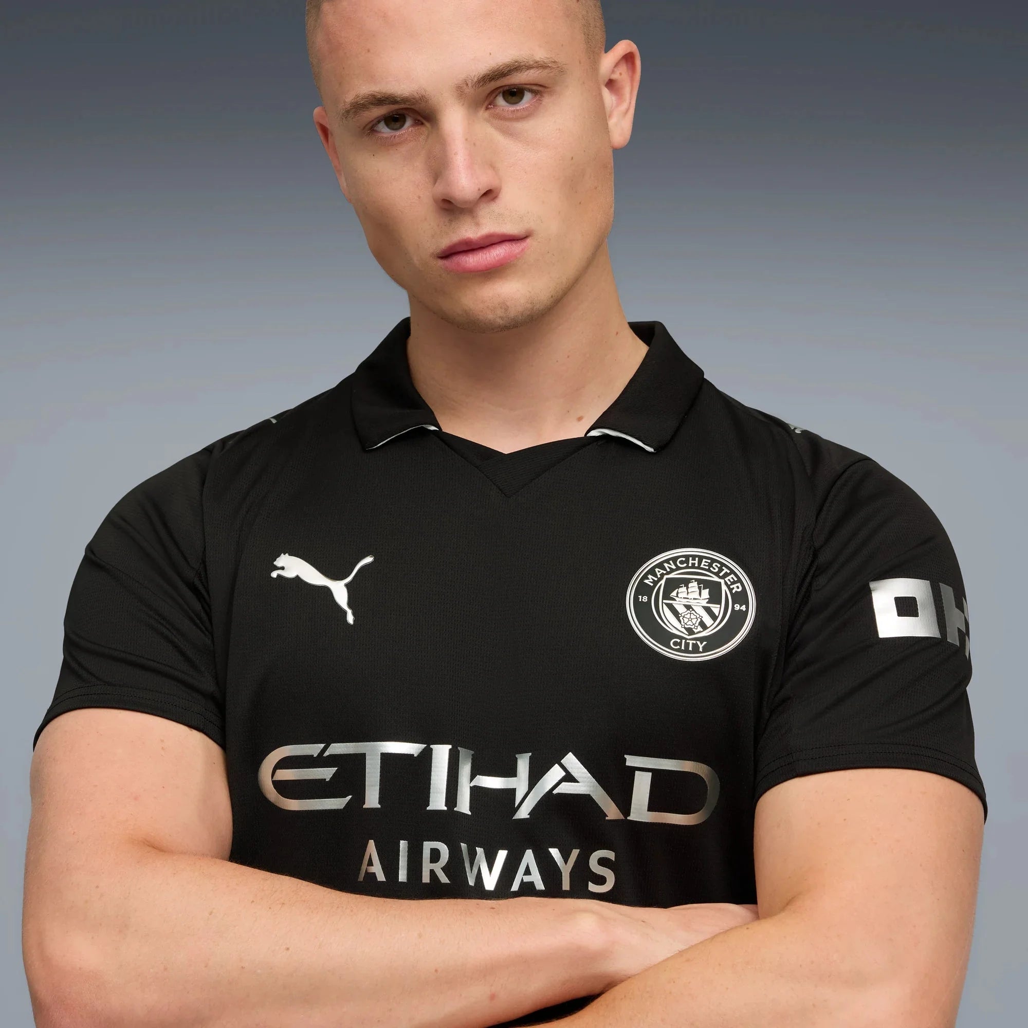 Puma 2025-26 Manchester City Men's Stadium Away Soccer Jersey