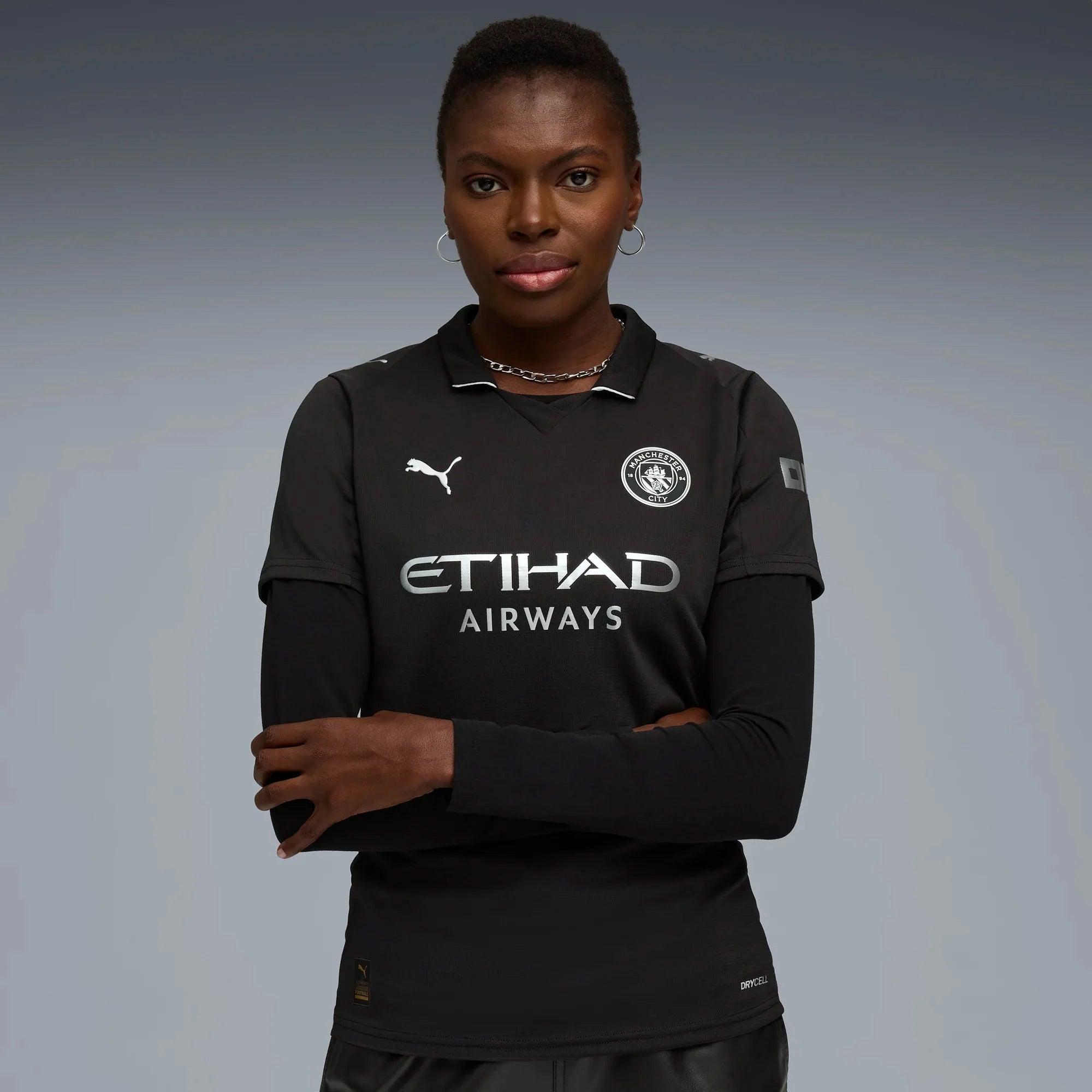 Puma 2025-26 Manchester City Women's Stadium Away Soccer Jersey
