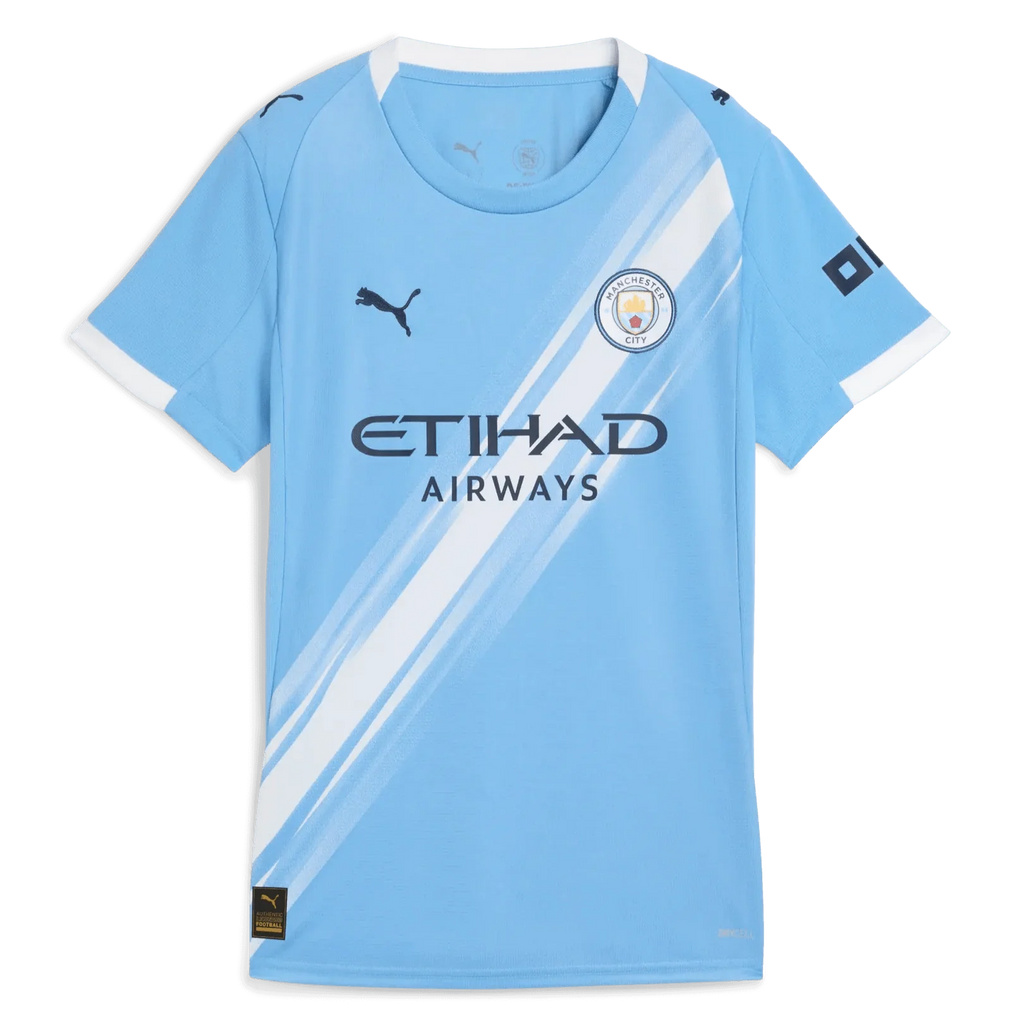 Puma 2025-26 Manchester City Women's Stadium Home Soccer Jersey