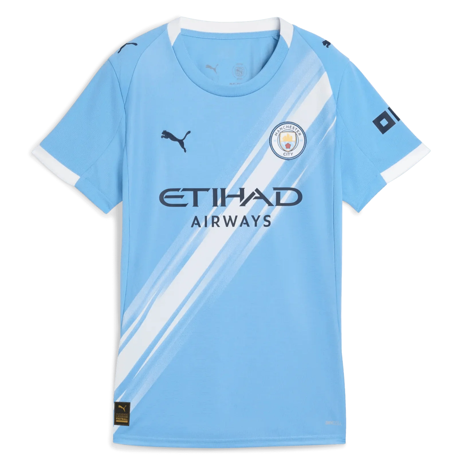 Puma 2025-26 Manchester City Women's Stadium Home Soccer Jersey