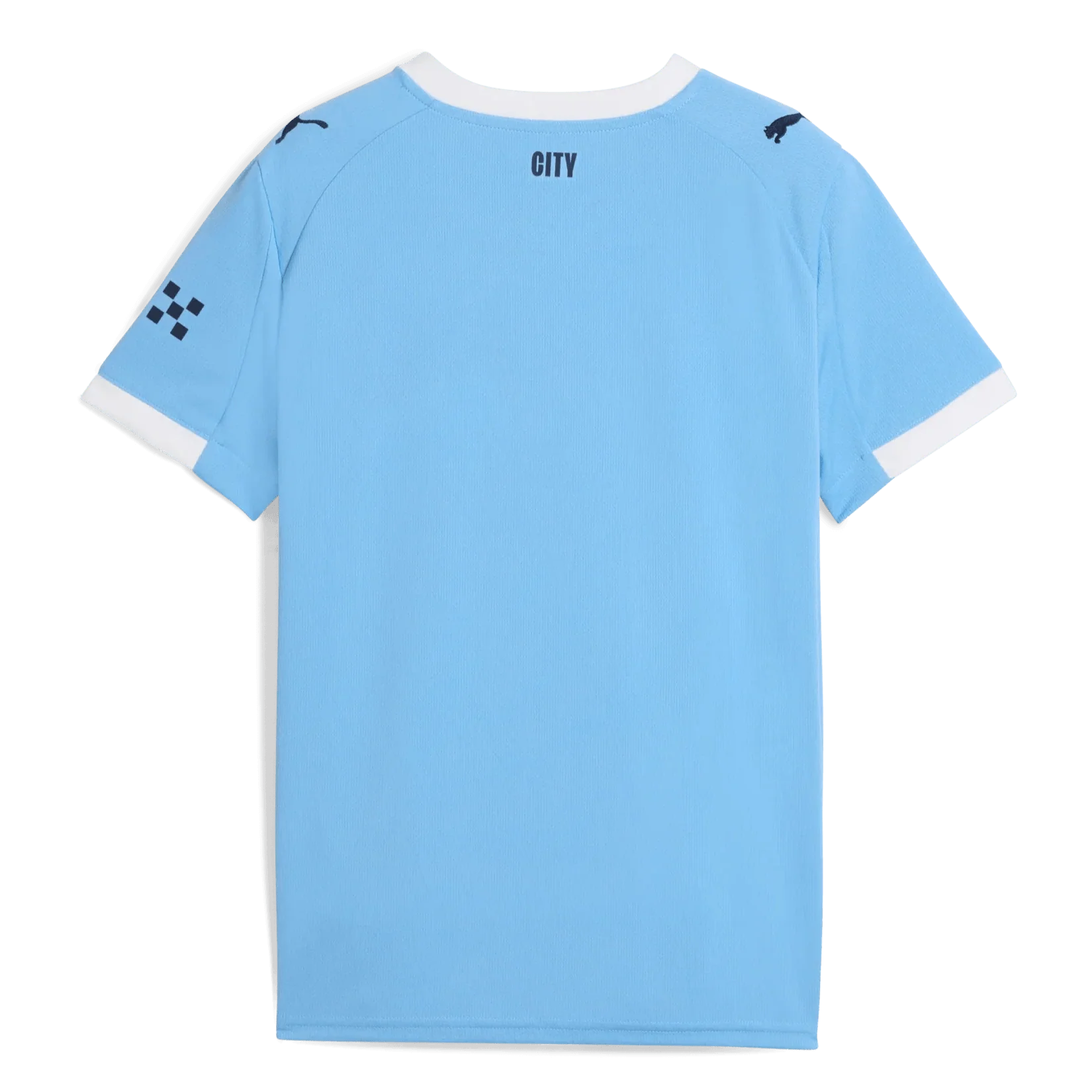 Puma 2025-26 Manchester City Youth Stadium Home Soccer Jersey