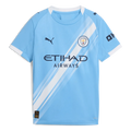 Puma 2025-26 Manchester City Youth Stadium Home Soccer Jersey