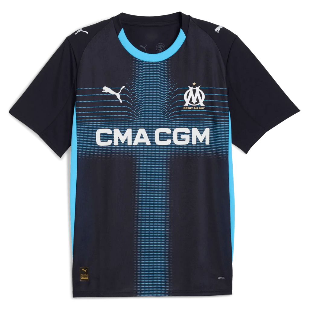 Puma 2025-26 Olympique de Marseille Men's Stadium Away Soccer Jersey
