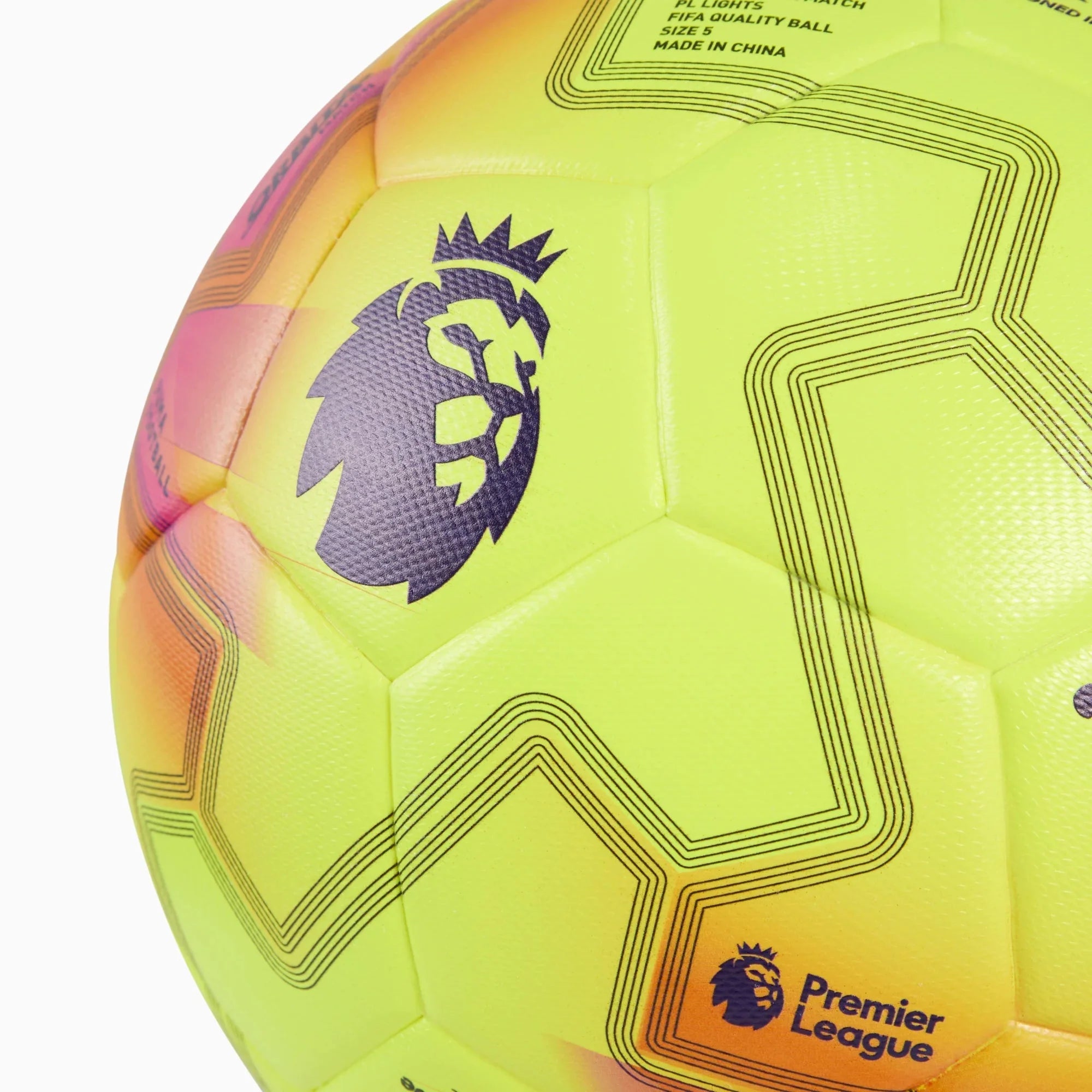 Puma 2025-26 Orbita Match Premier League Lights Soccer Ball