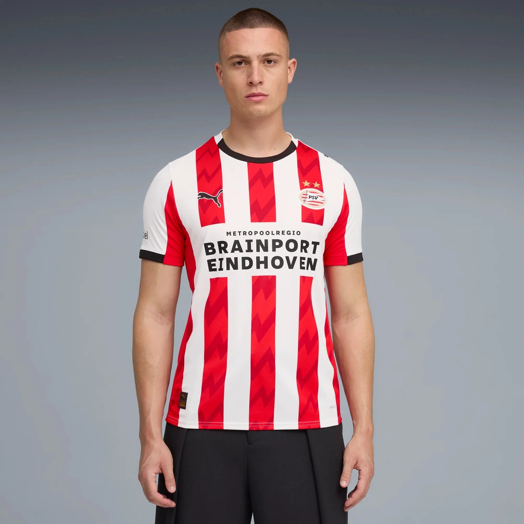 Puma 2025-26 PSV Men's Stadium Home Soccer Jersey