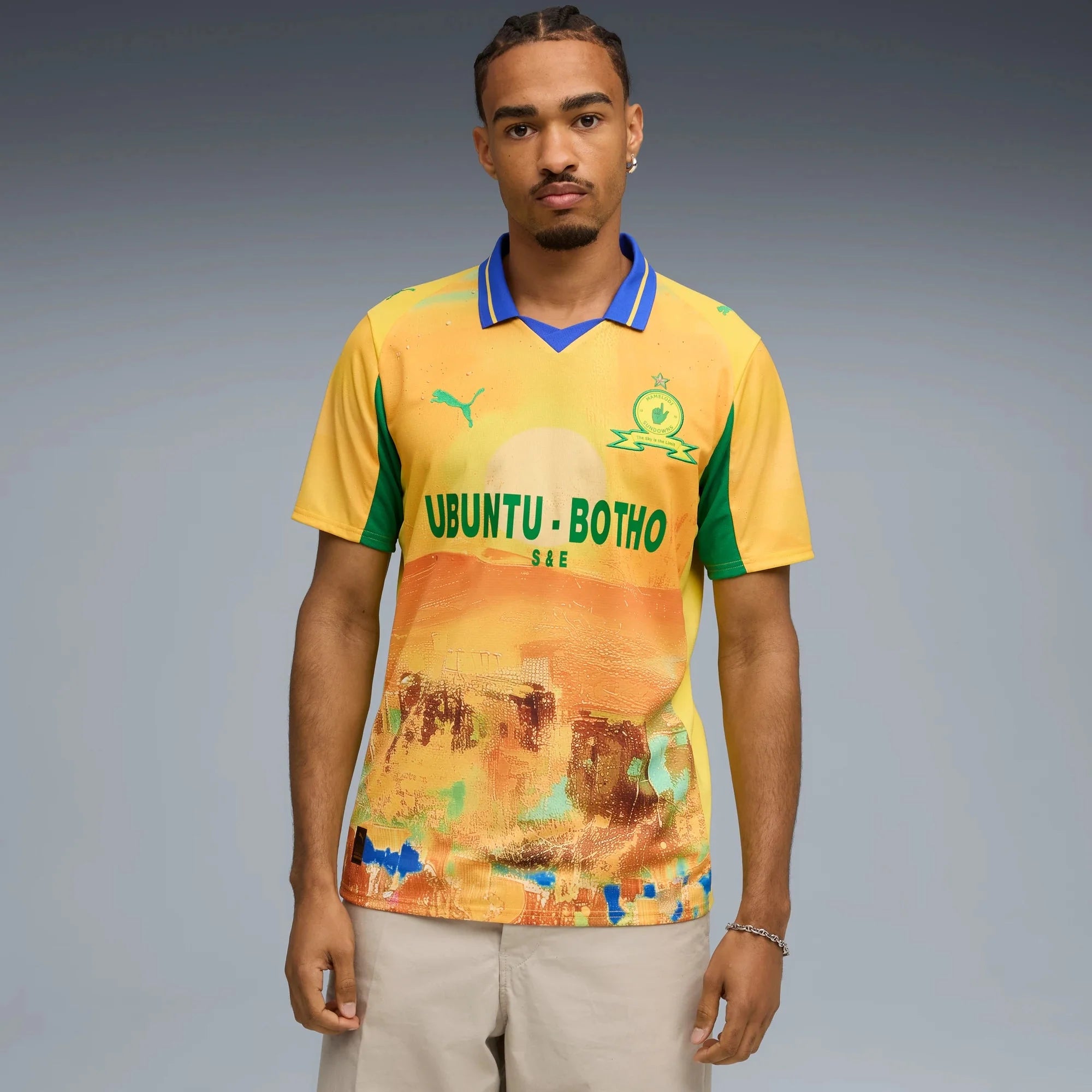 Puma 2025 Mamelodi Sundowns Men's Club World Cup KidSuper Stadium Soccer Jersey