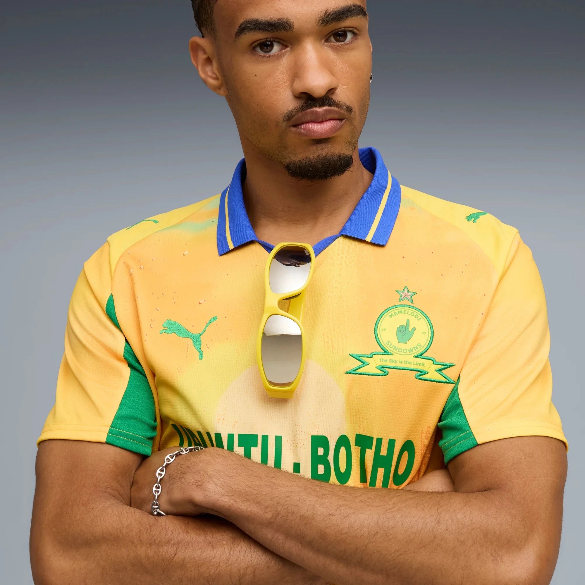 Puma 2025 Mamelodi Sundowns Men's Club World Cup KidSuper Stadium Soccer Jersey