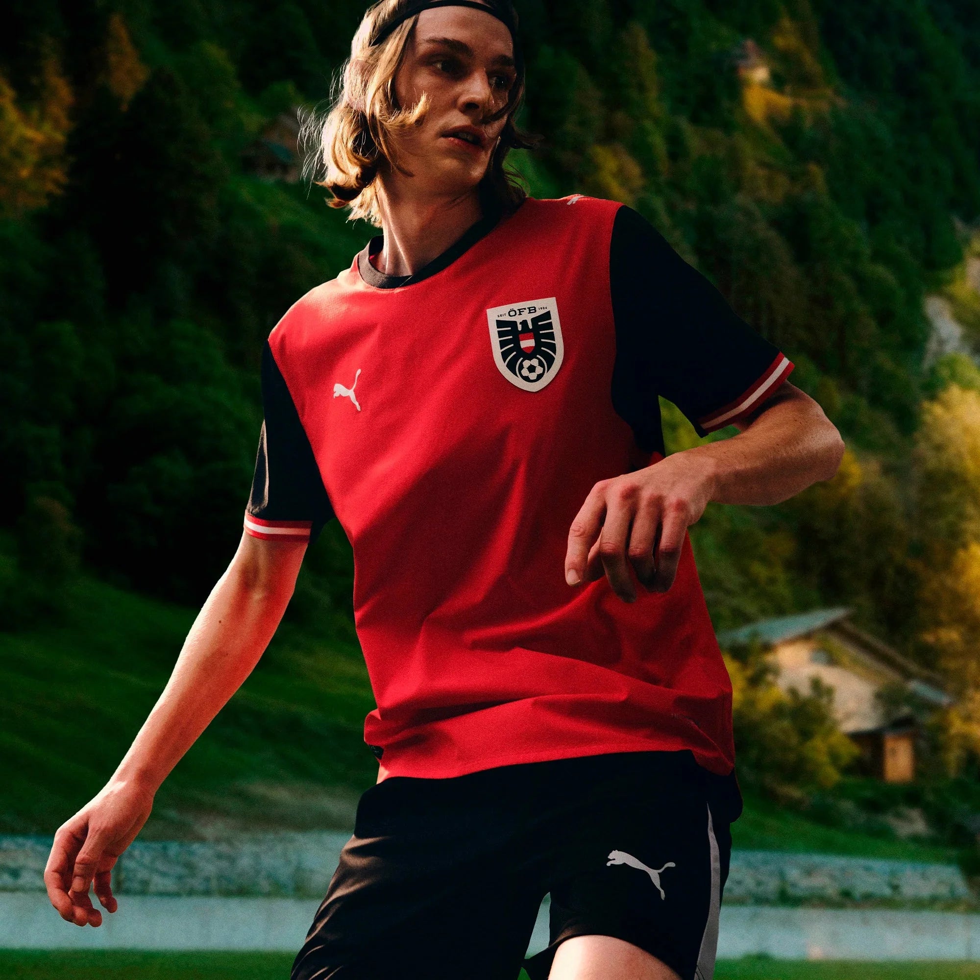 Puma 2026 Austria Men's Stadium Home Soccer Jersey