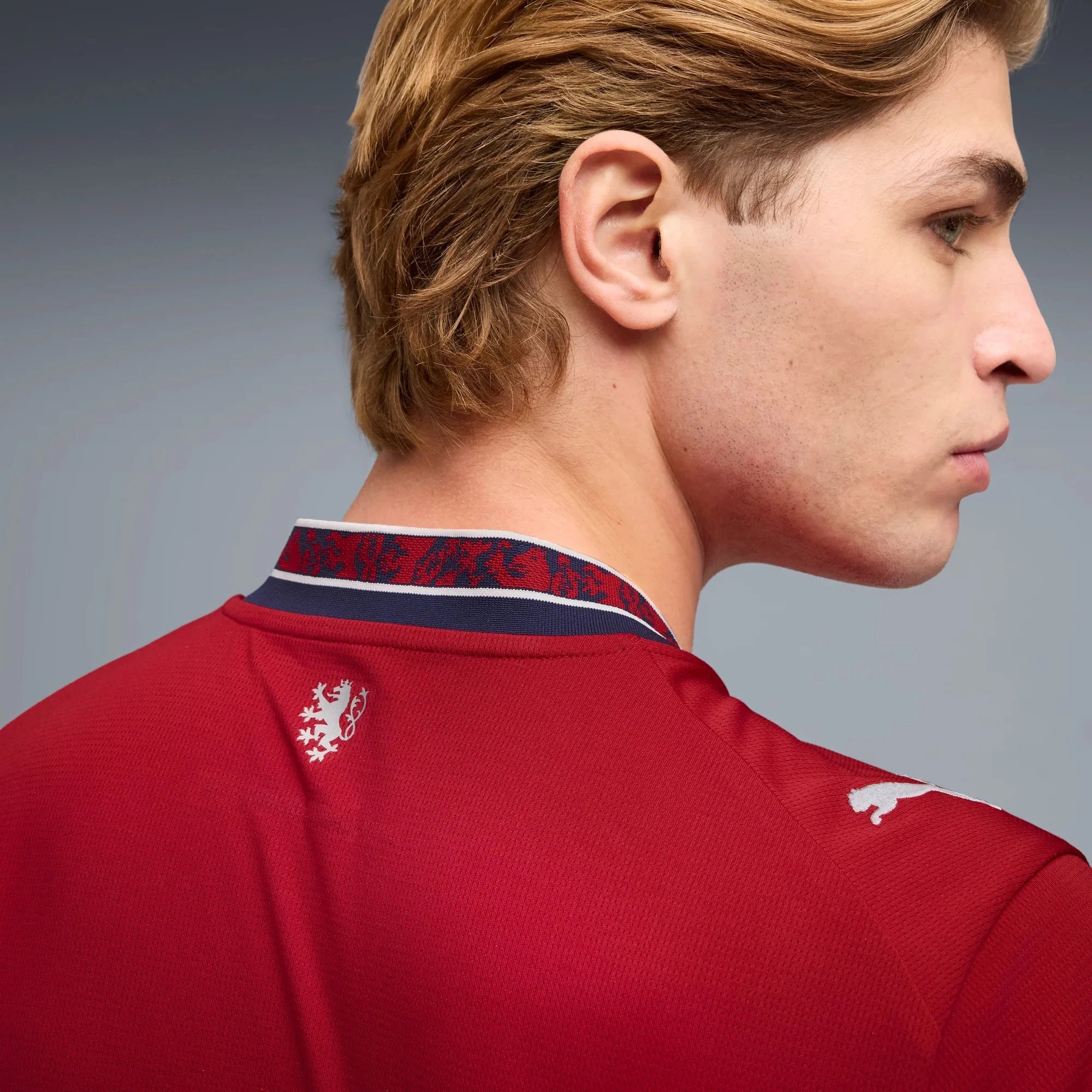 Puma 2026 Czech Republic Men's Stadium Home Soccer Jersey