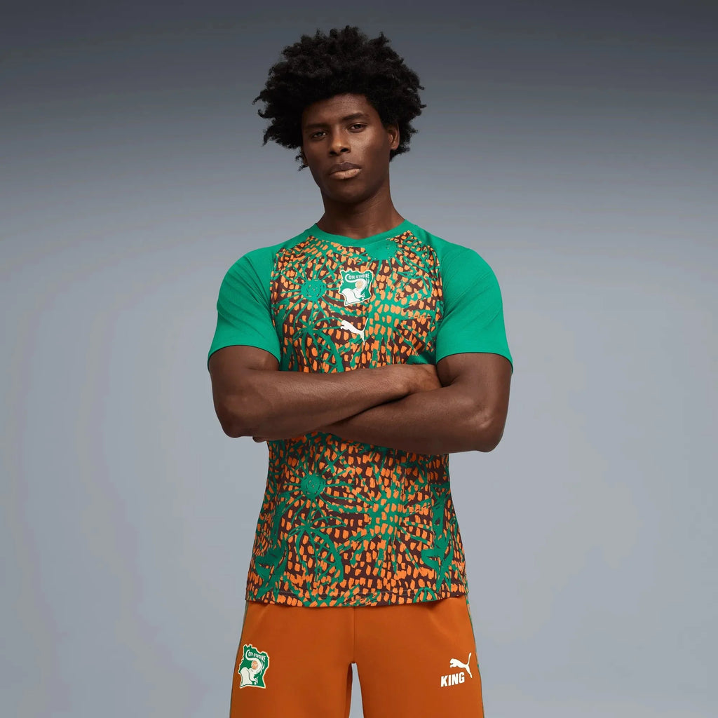 Puma 2026 Ivory Coast Men's Pre-Match Soccer Jersey