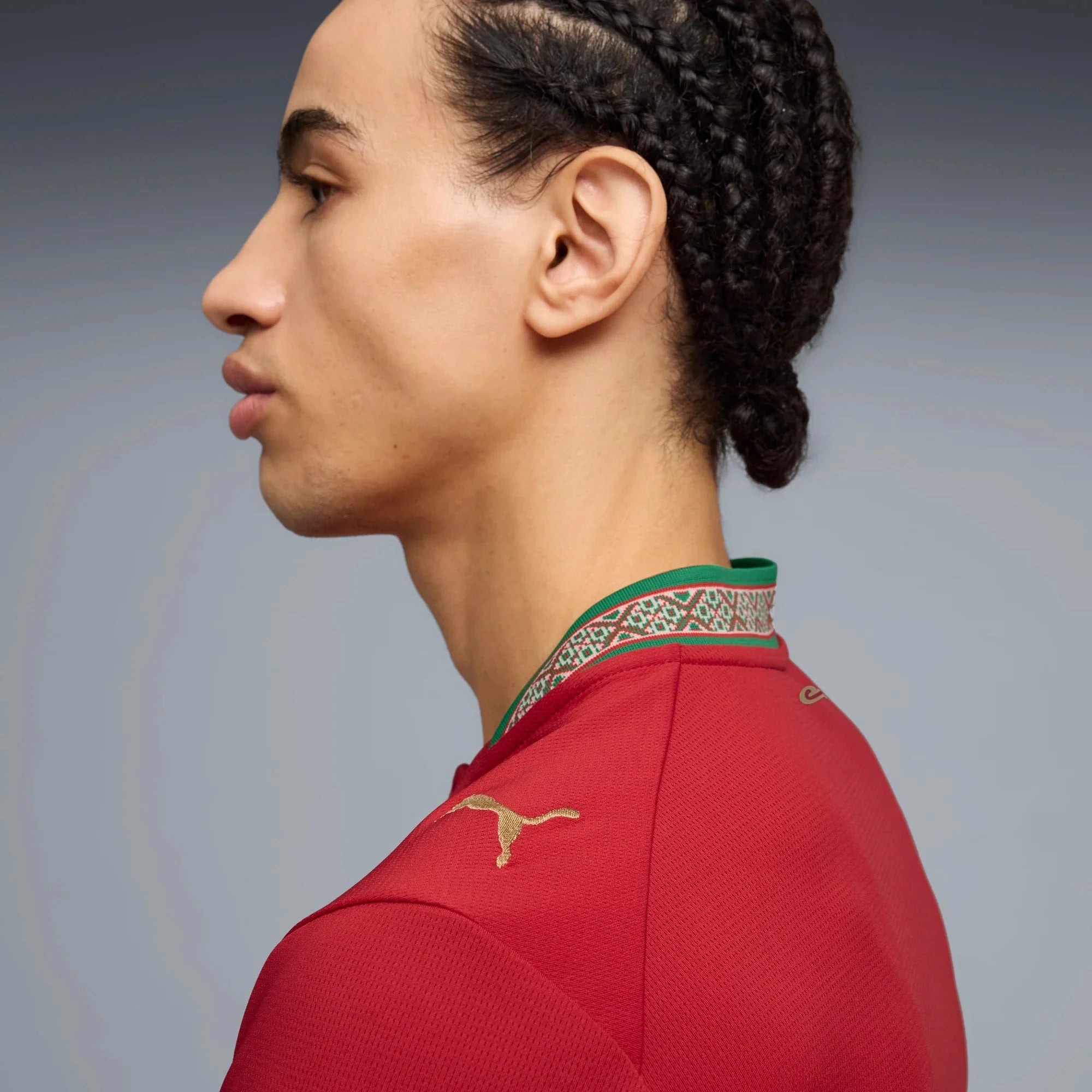 Puma 2026 Morocco Men's Stadium Home Soccer Jersey
