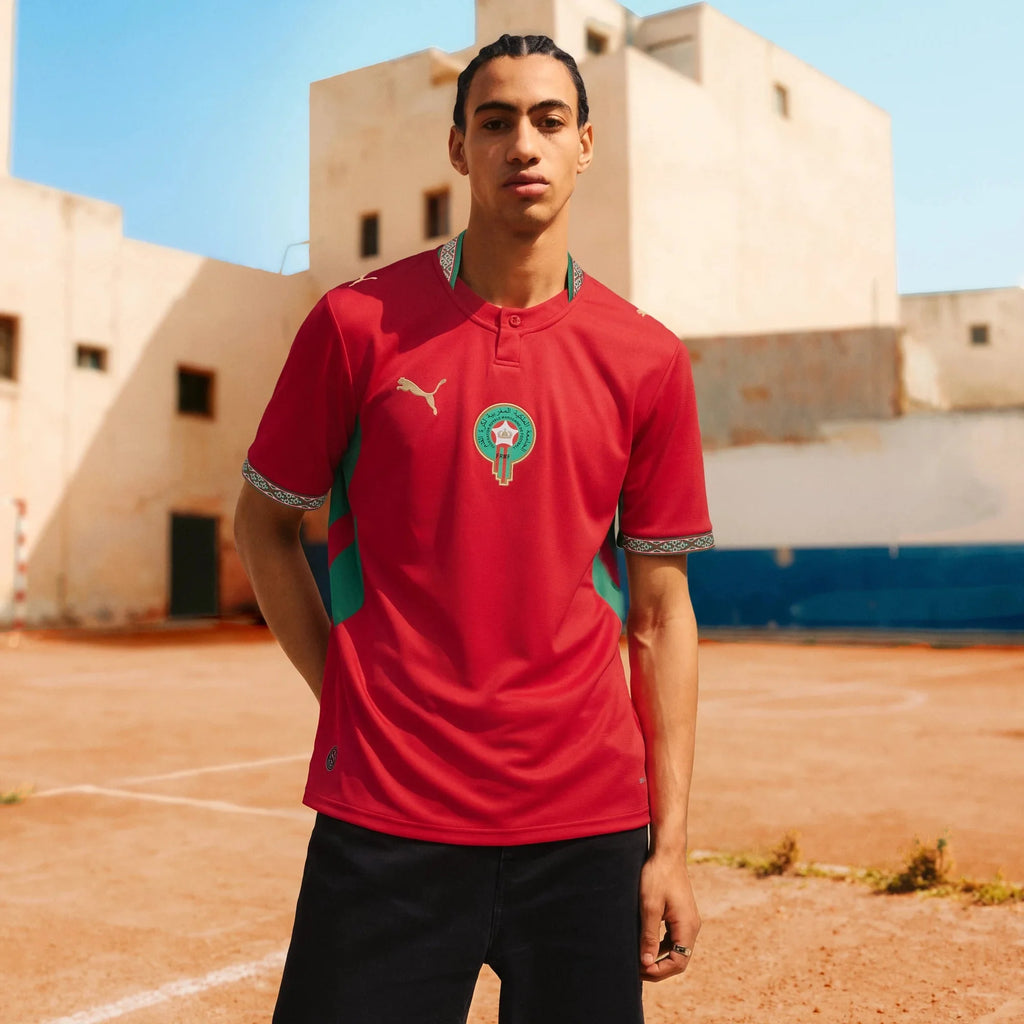 Puma 2026 Morocco Men's Stadium Home Soccer Jersey
