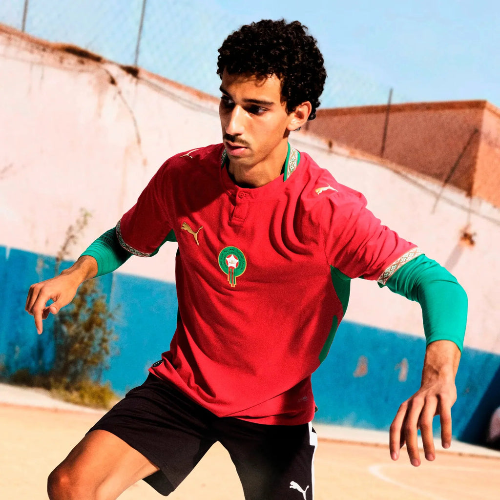 Puma 2026 Morocco Youth Stadium Home Soccer Jersey