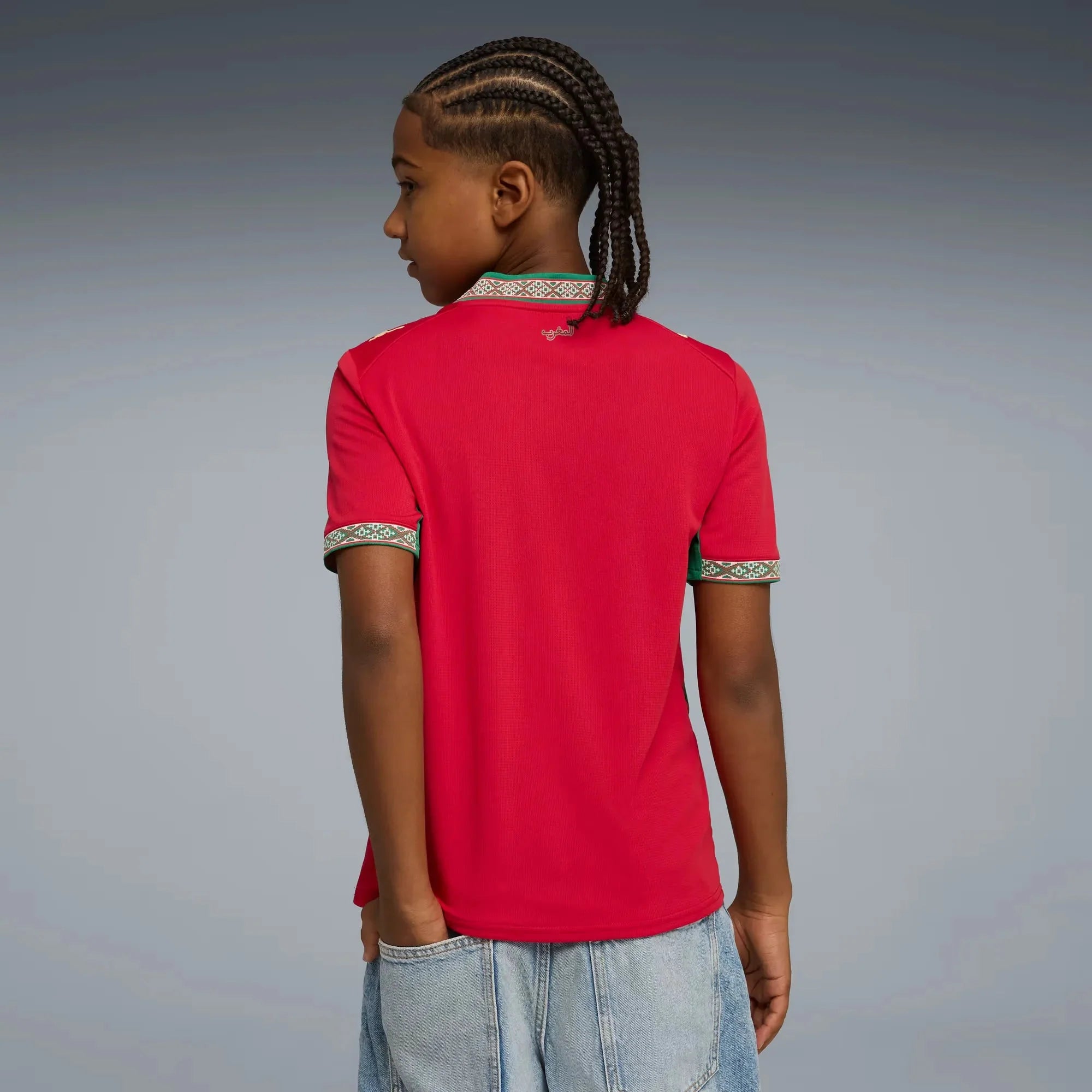 Puma 2026 Morocco Youth Stadium Home Soccer Jersey