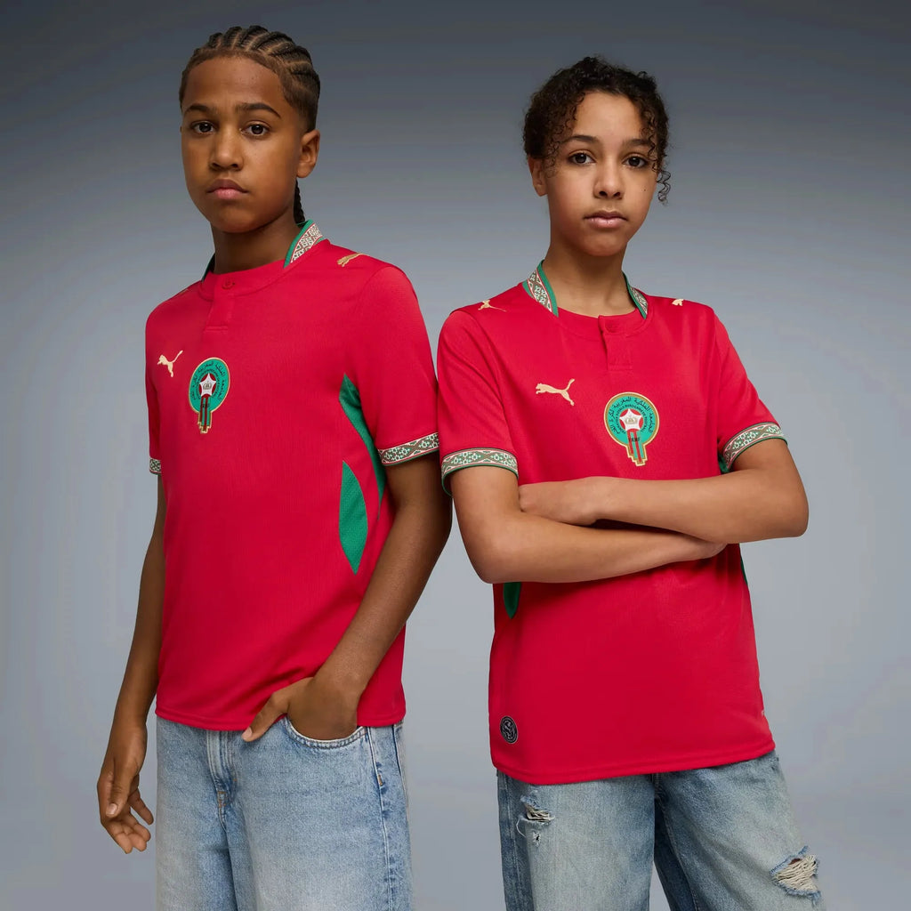 Puma 2026 Morocco Youth Stadium Home Soccer Jersey
