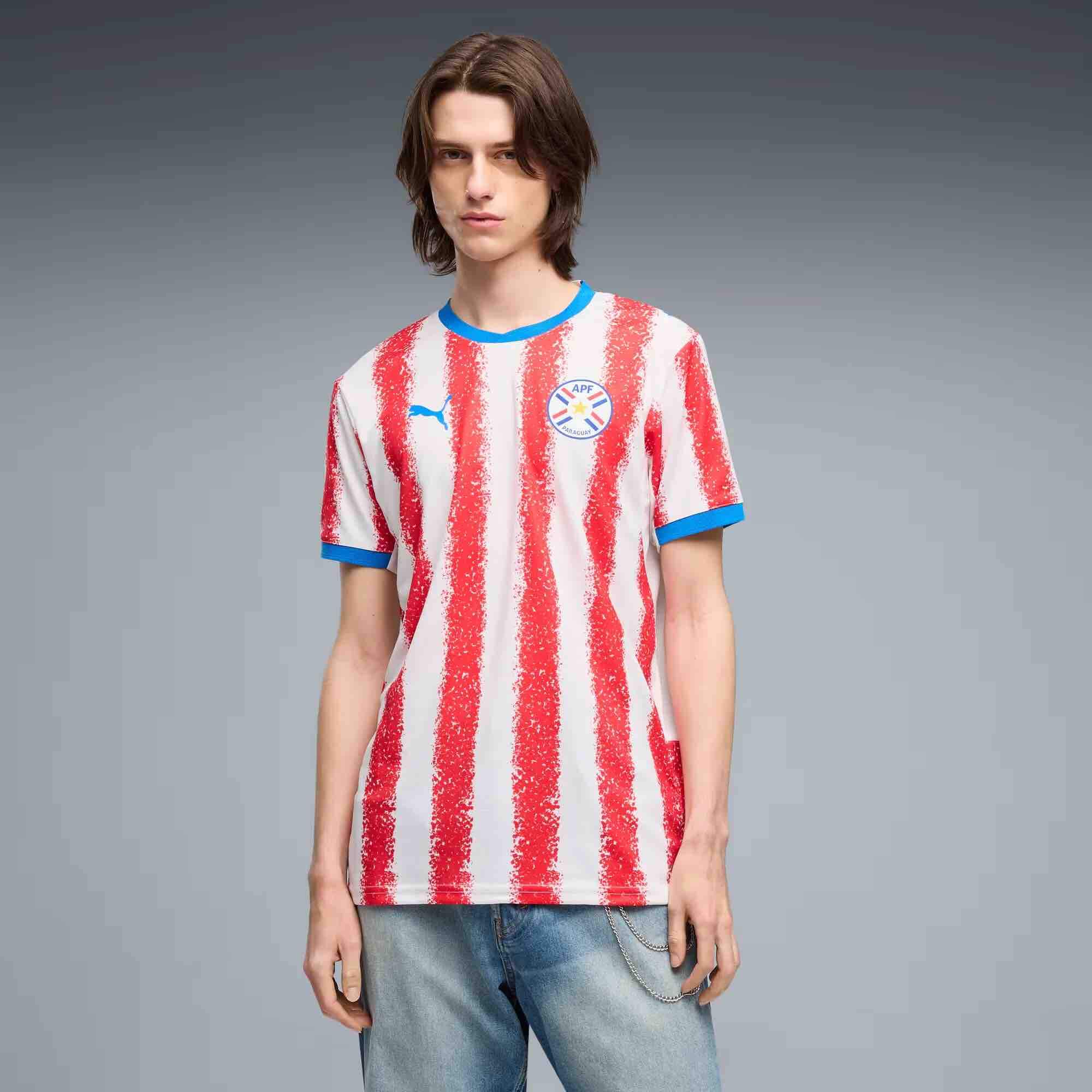 Puma 2026 Paraguay Men's Stadium Home Soccer Jersey