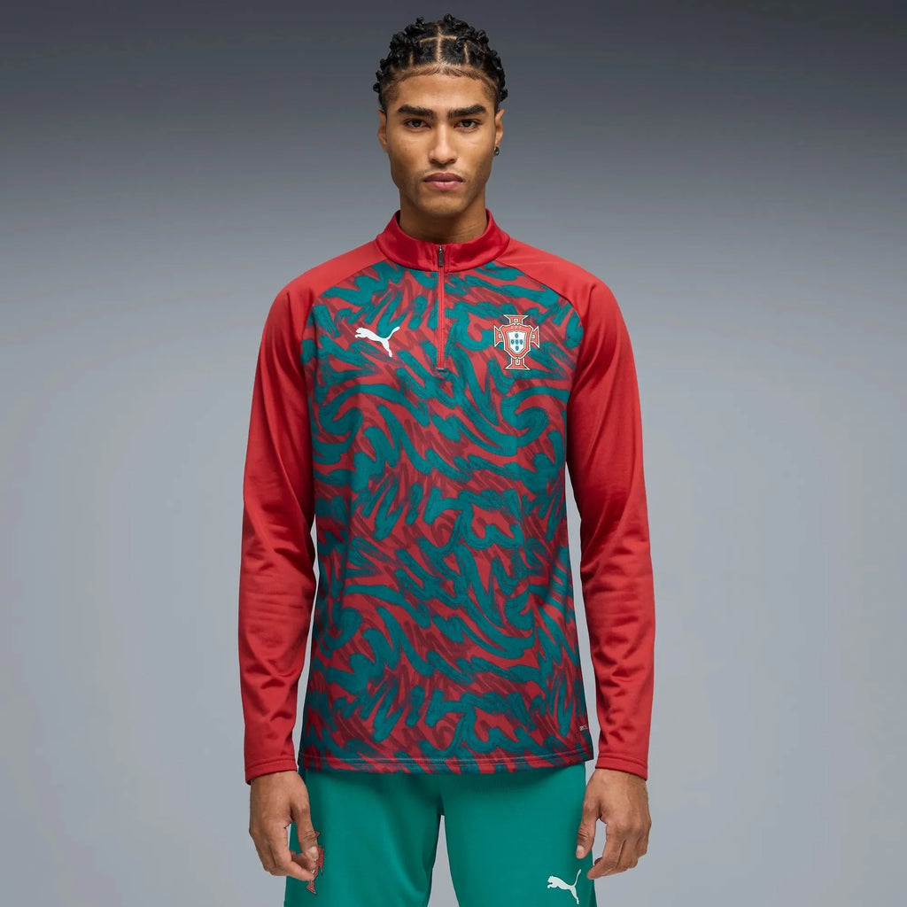 Puma 2026 Portugal Men's 1/4 Zip Pre-Match Top