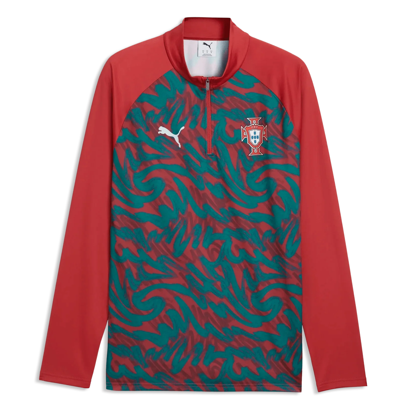 Puma 2026 Portugal Men's 1/4 Zip Pre-Match Top