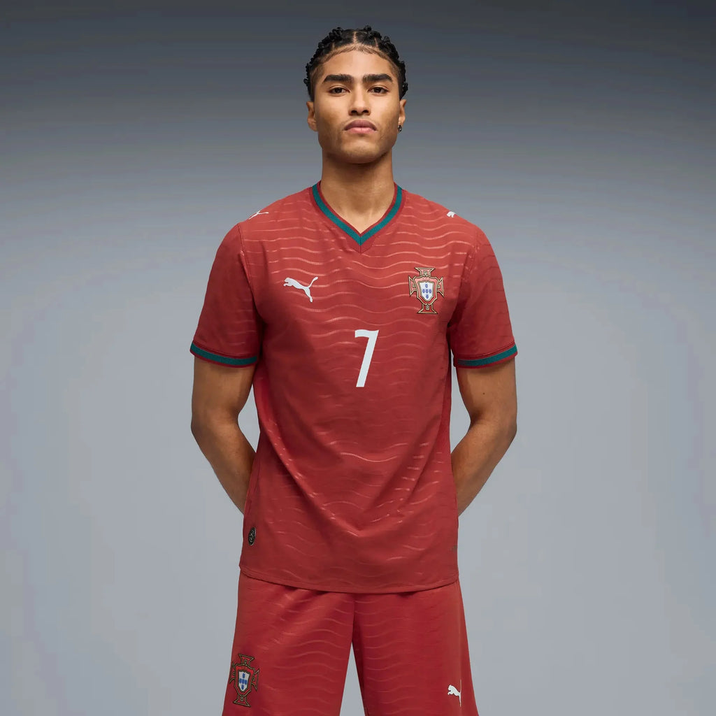 Puma 2026 Portugal Men's Authentic Home Ronaldo #7 Soccer Jersey