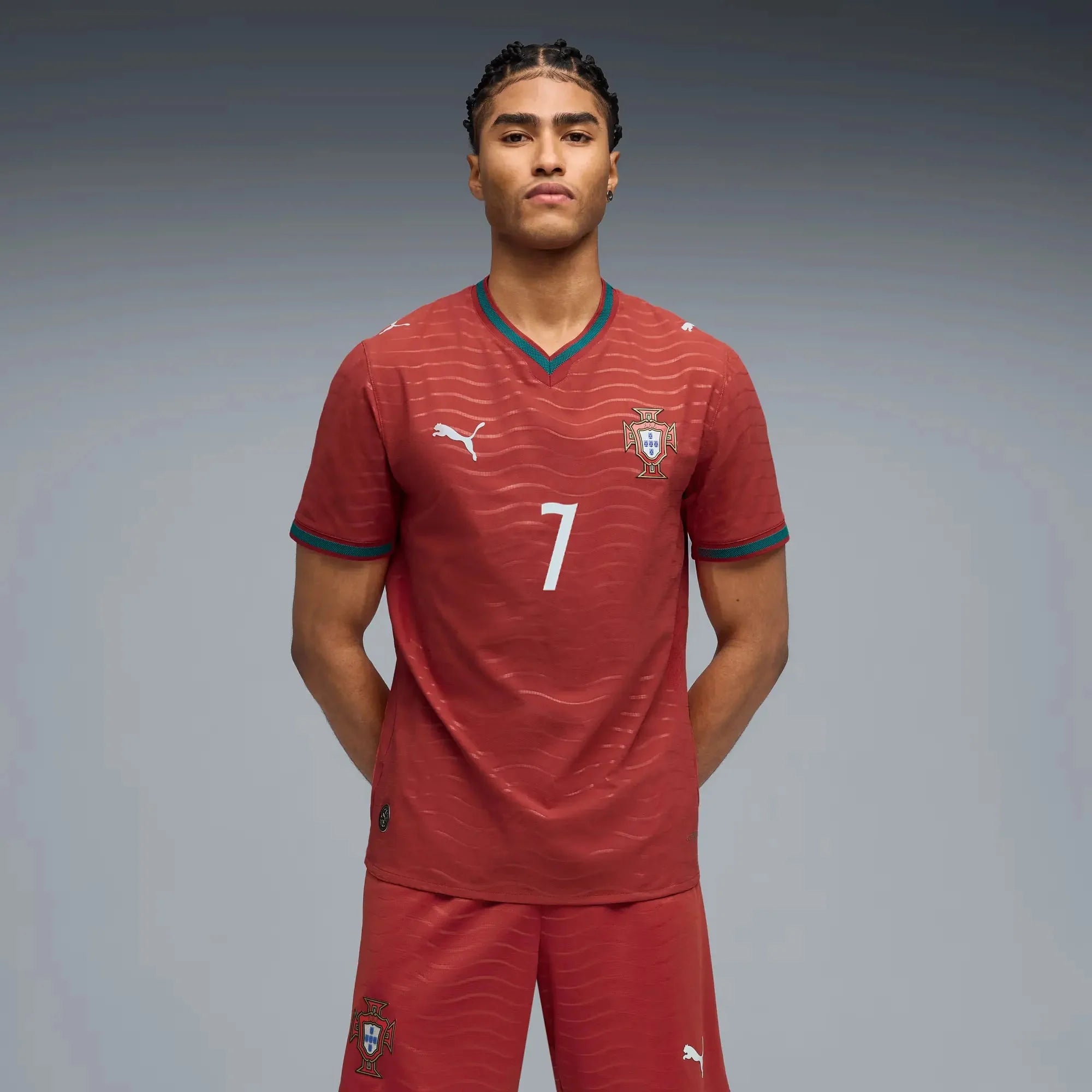 Puma 2026 Portugal Men's Authentic Home Ronaldo #7 Soccer Jersey